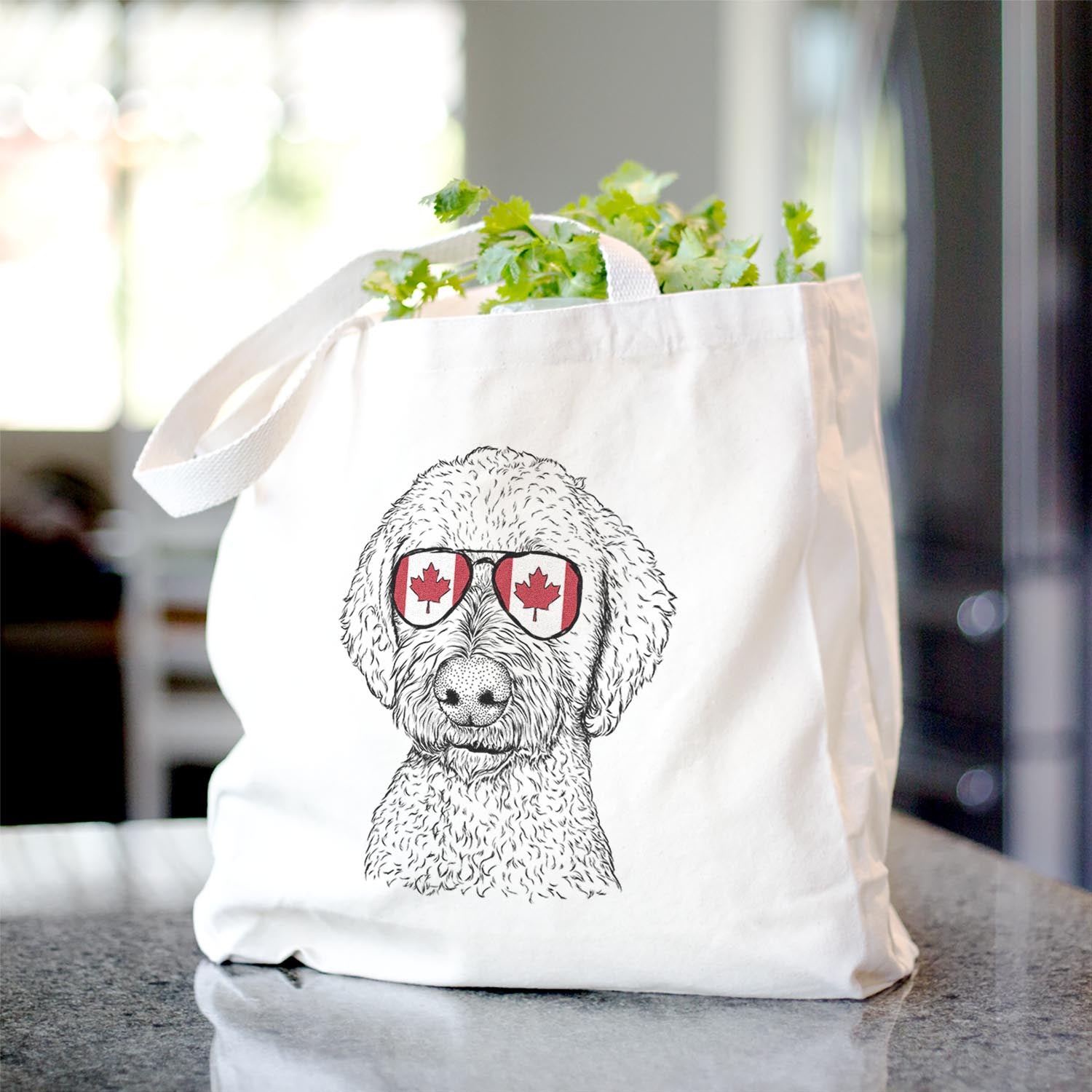 Lucy Boo the Goldendoodle - Tote Bag