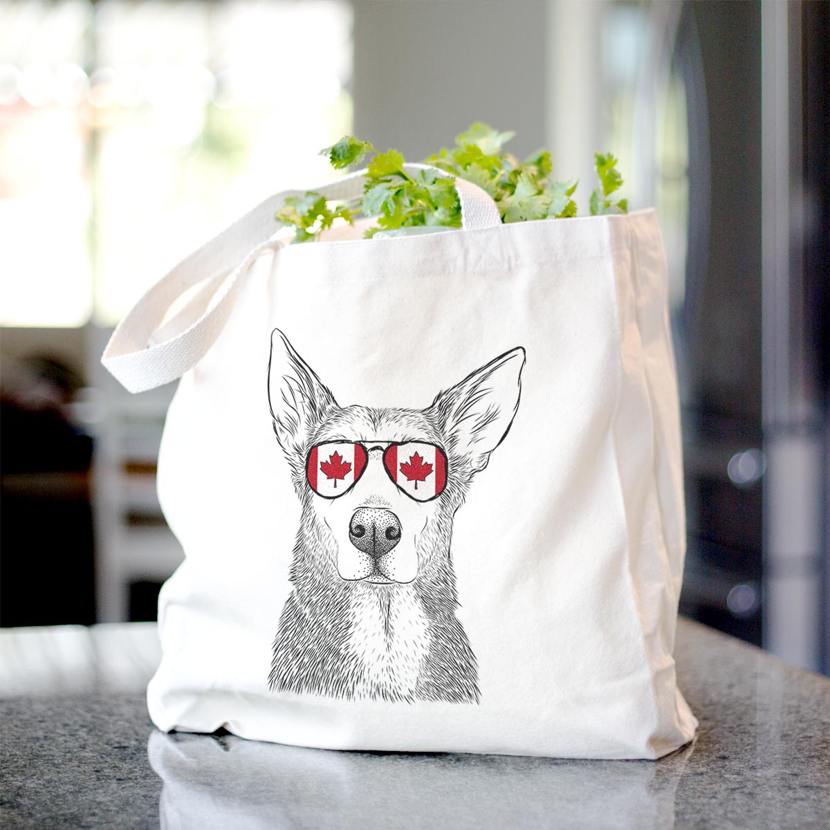 Misty the German Shepherd Mix - Tote Bag