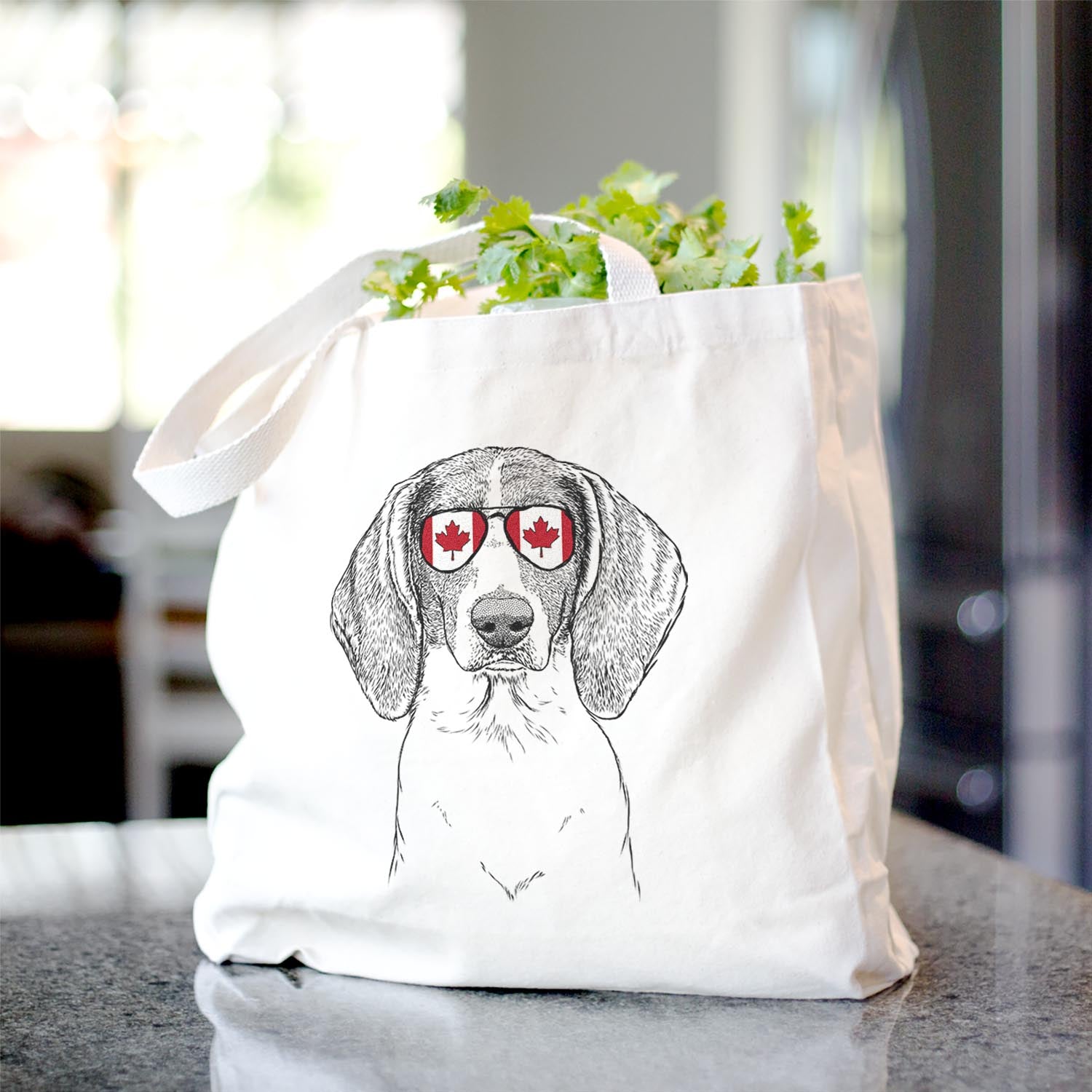 Orin the Treeing Walker Coonhound - Tote Bag