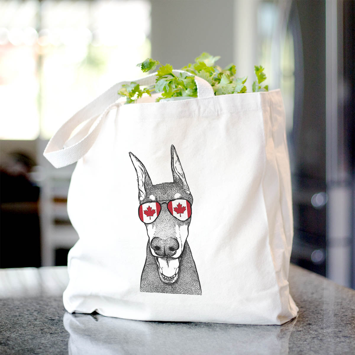 Sir Duke the Doberman Pinscher - Tote Bag