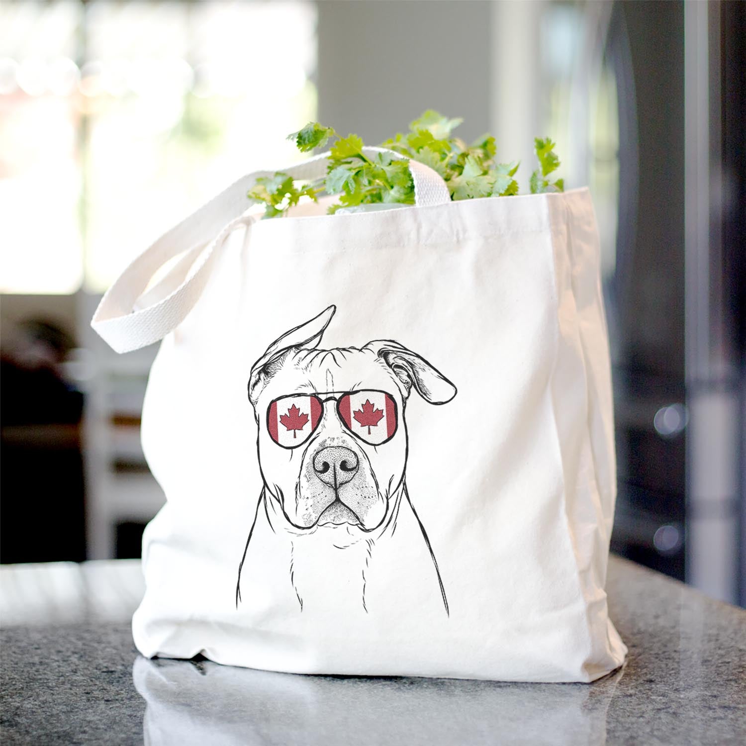 Teddy Jam the Pitbull - Tote Bag