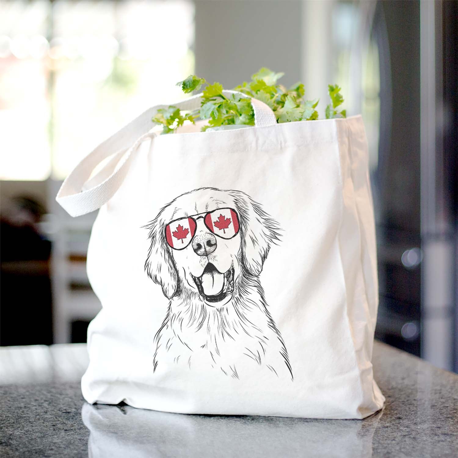 Wallace the Golden Retriever - Tote Bag