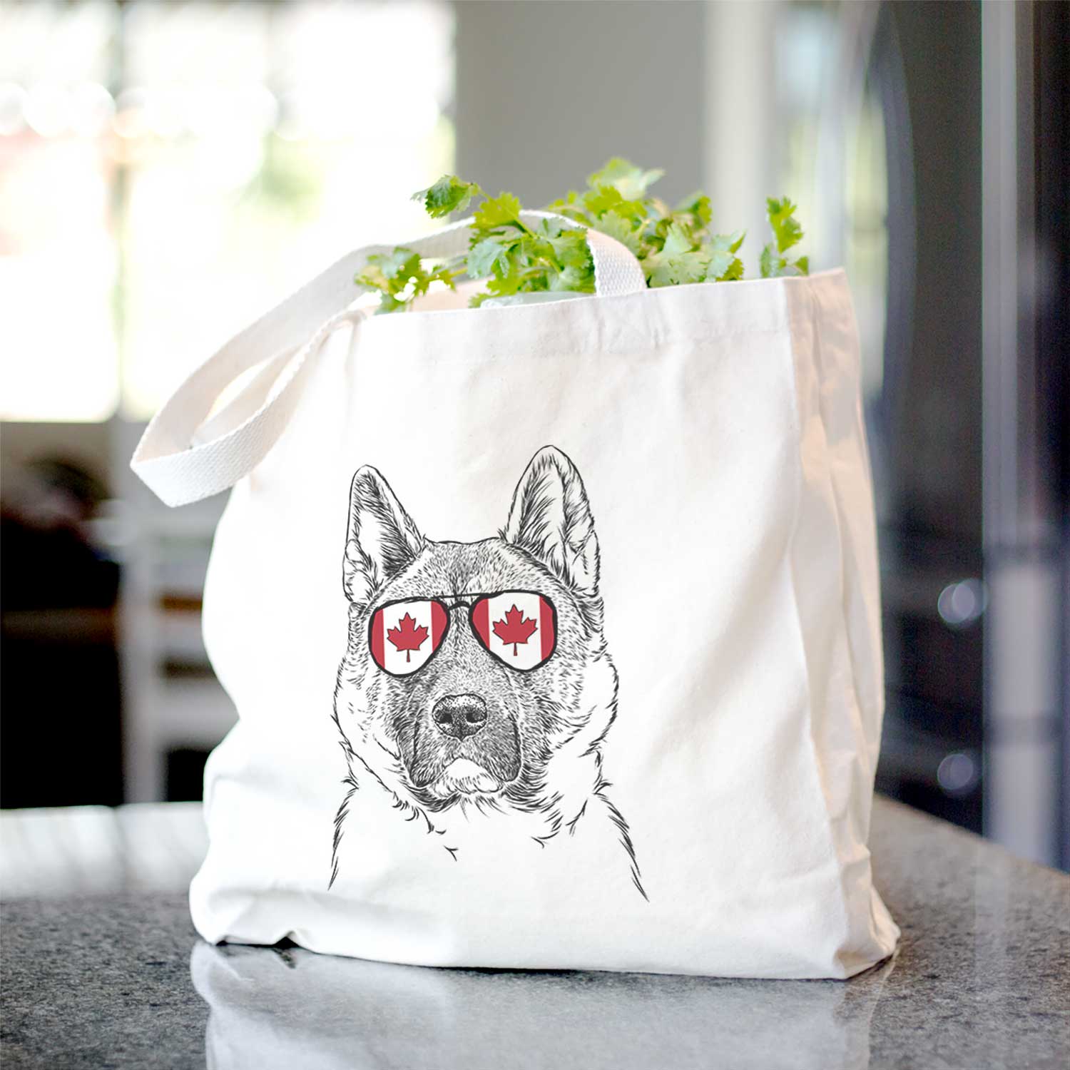 Bo the American Akita - Tote Bag