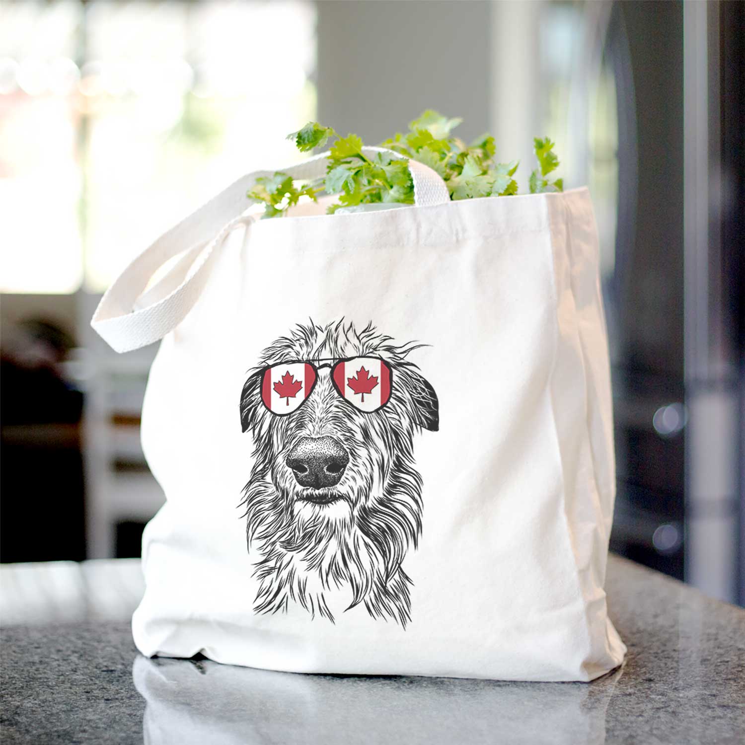 Cleod the Scottish Deerhound - Tote Bag