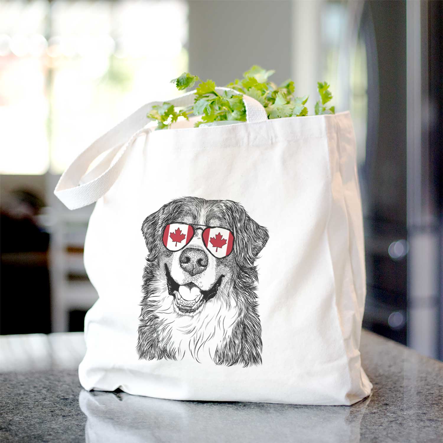 Eiger the Bernese Mountain Dog - Tote Bag