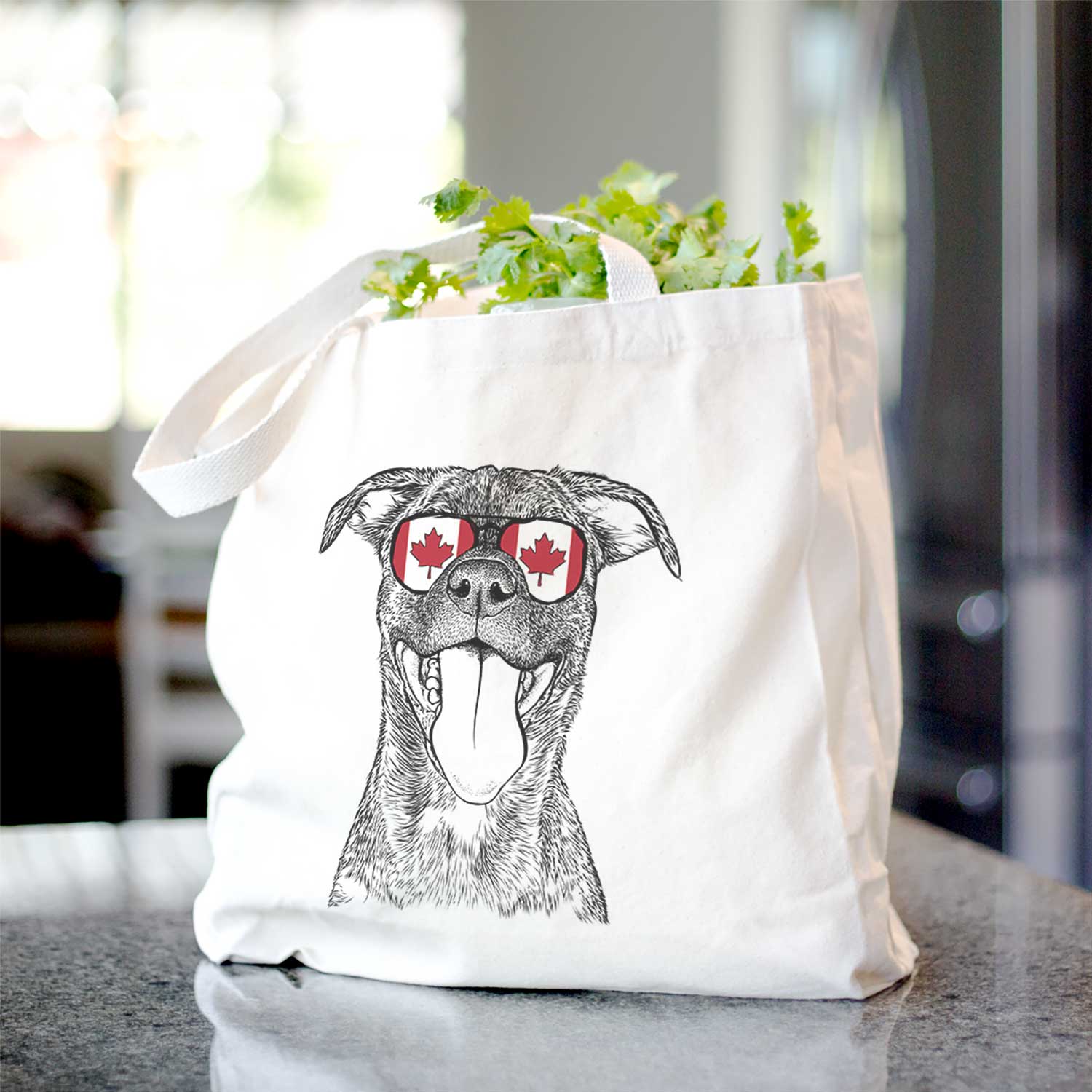 Harley the Pitbull Mix - Tote Bag