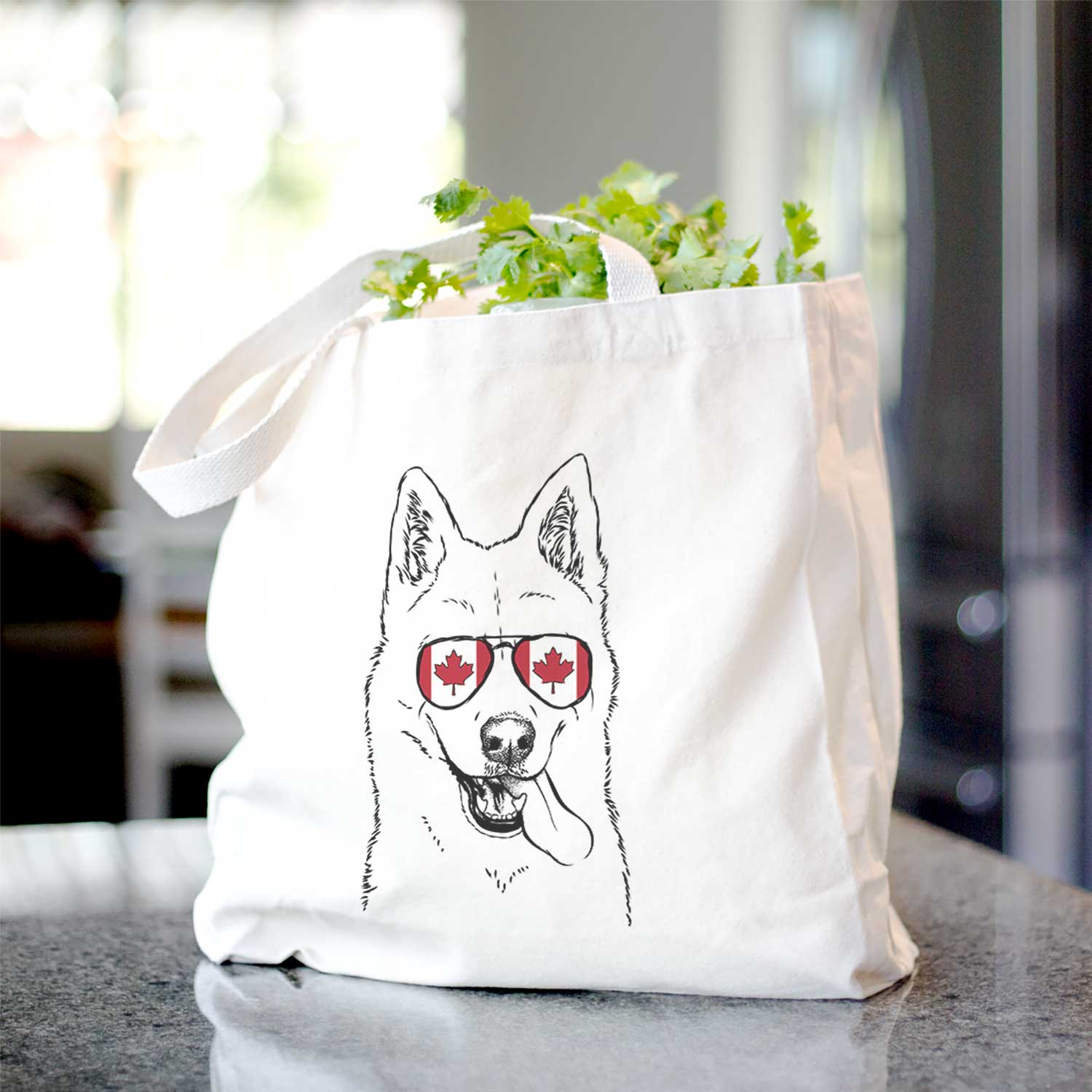 Sinatra the Siberian Husky - Tote Bag