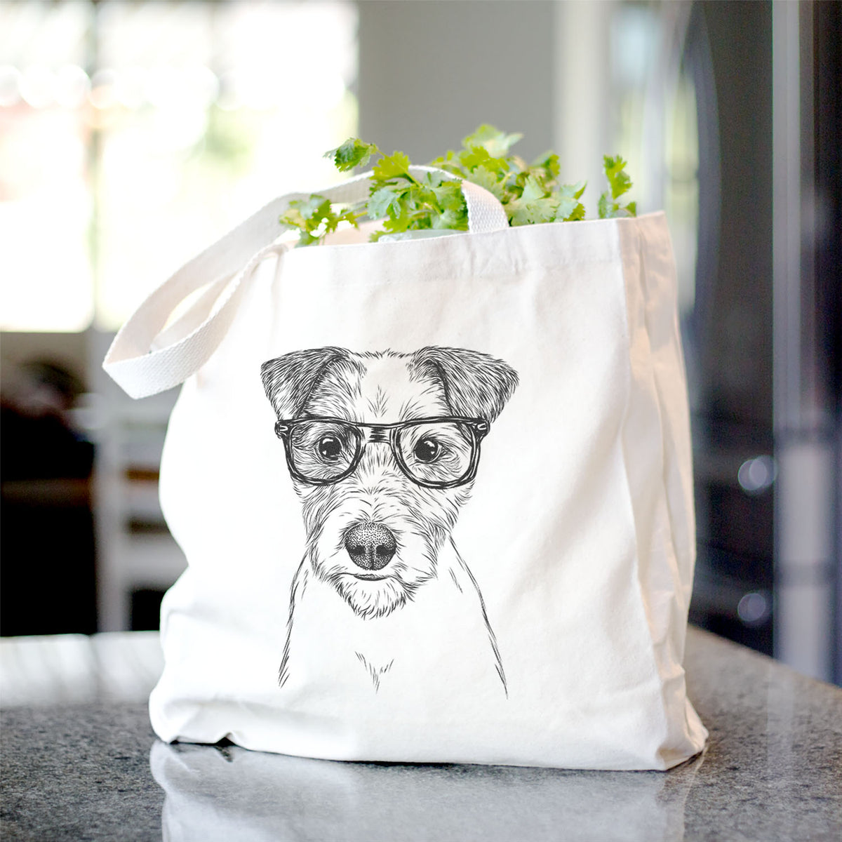 Bogart the Parsons Russell Terrier - Tote Bag