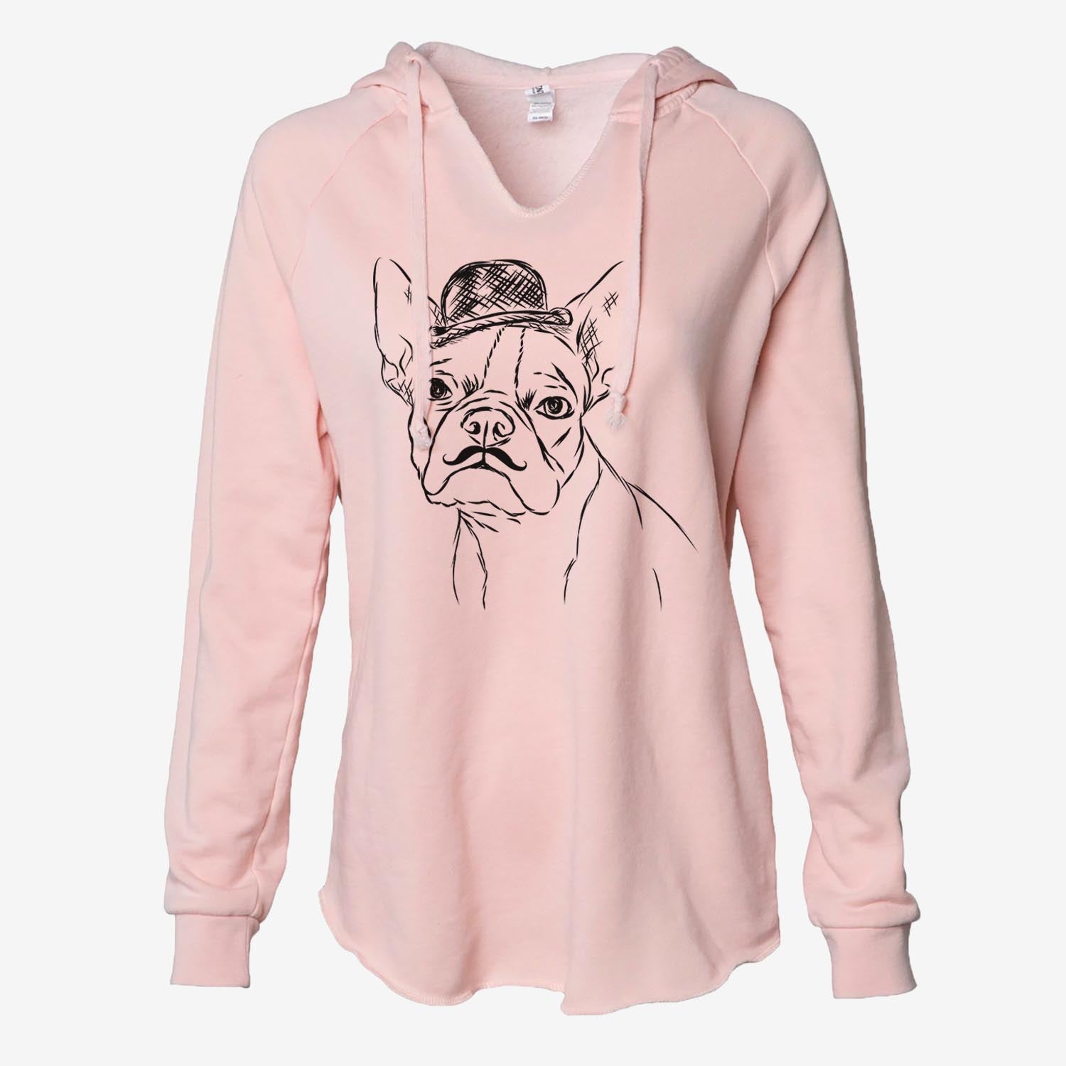 Charles the Boston Terrier - Cali Wave Hooded Sweatshirt