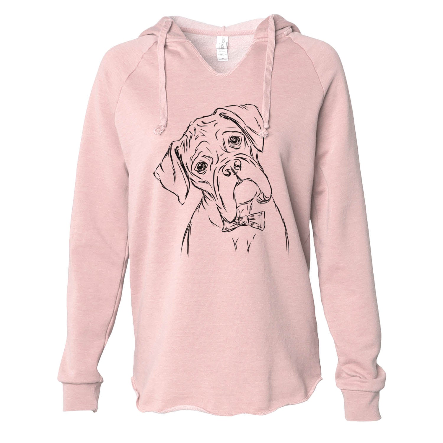 Cooper the Boxer - Cali Wave Hooded Sweatshirt