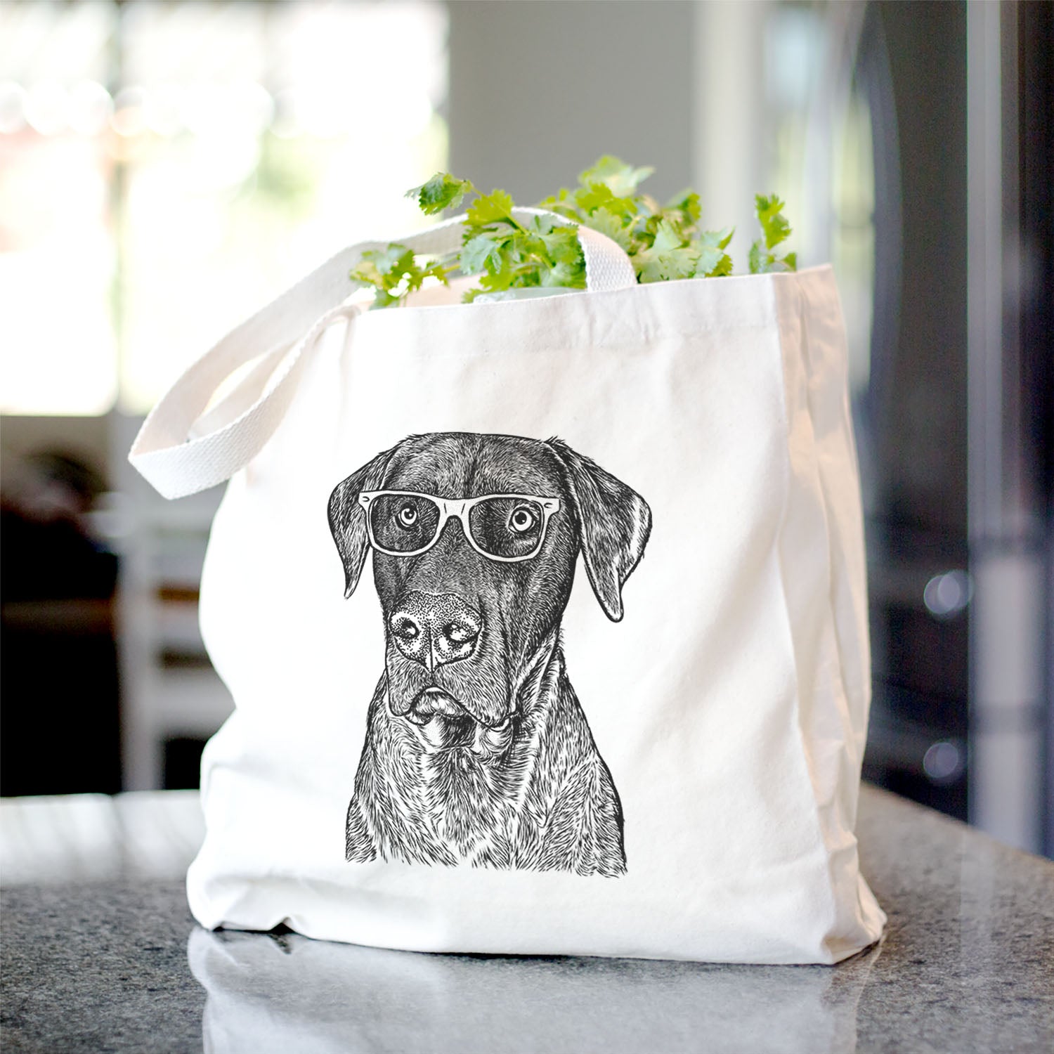 David the Boxador - Tote Bag