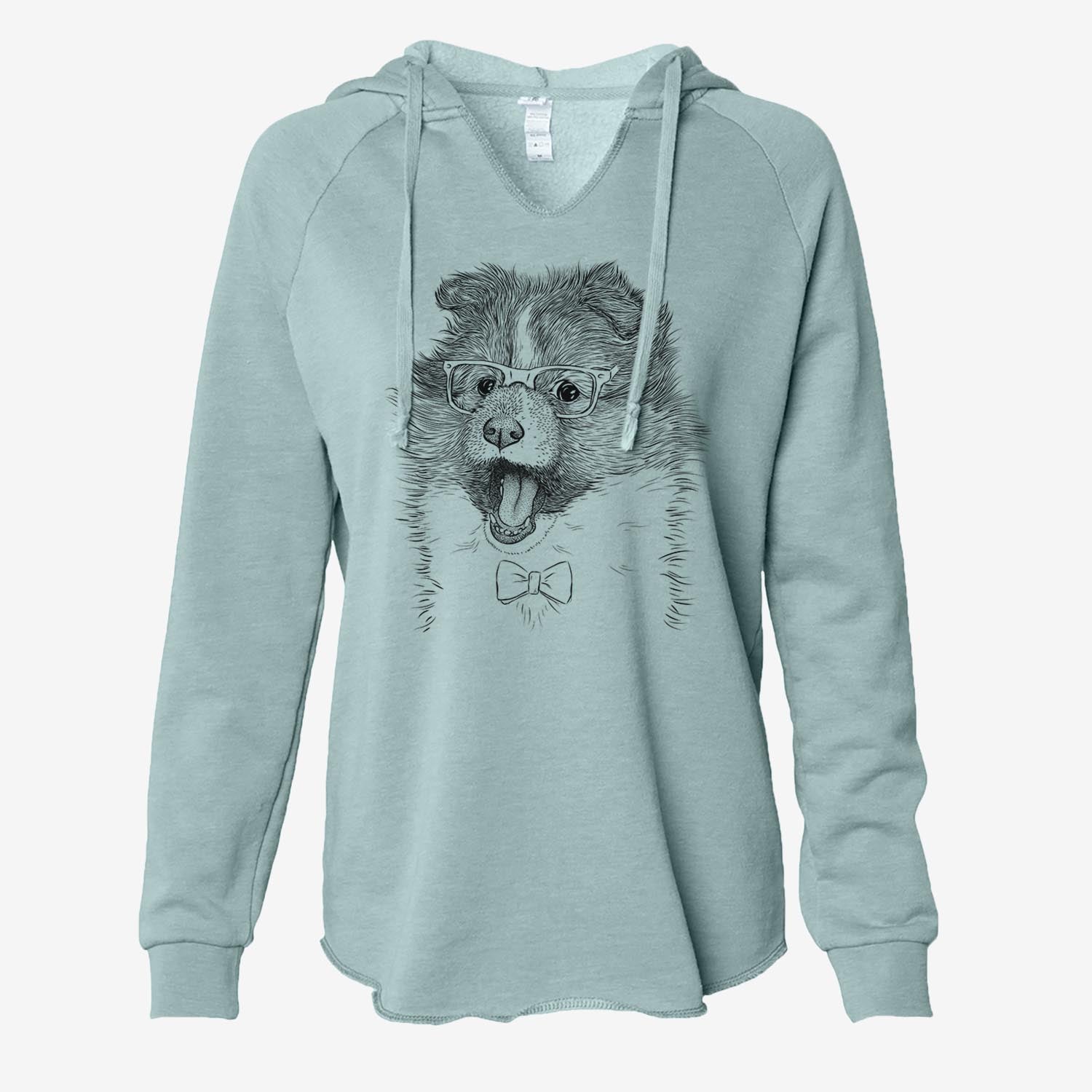 Dylan the Shetland Sheepdog - Cali Wave Hooded Sweatshirt