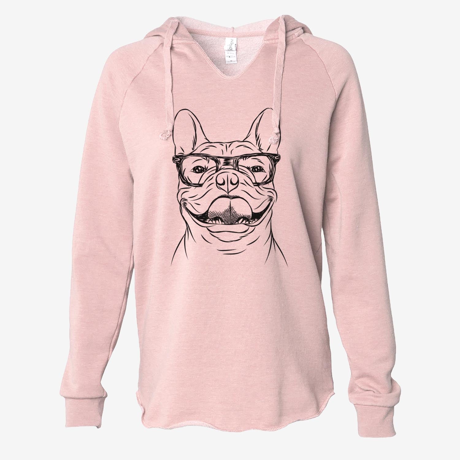 Gaston the French Bulldog - Cali Wave Hooded Sweatshirt