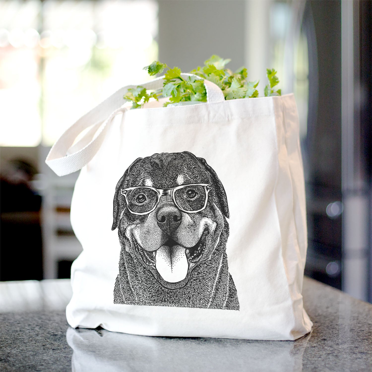 Hagan the Rottweiler - Tote Bag