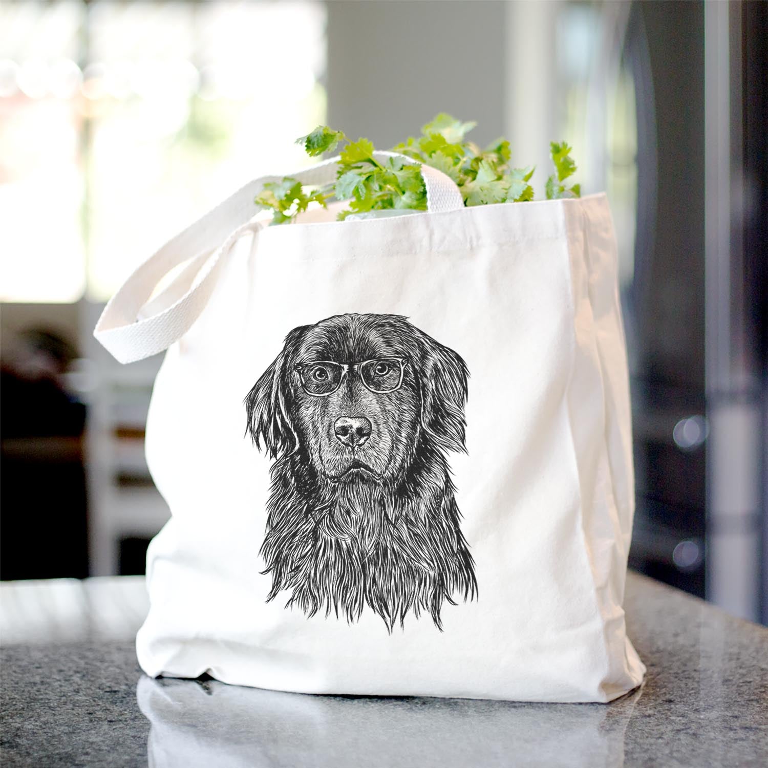 Jinx the Newfoundland - Tote Bag