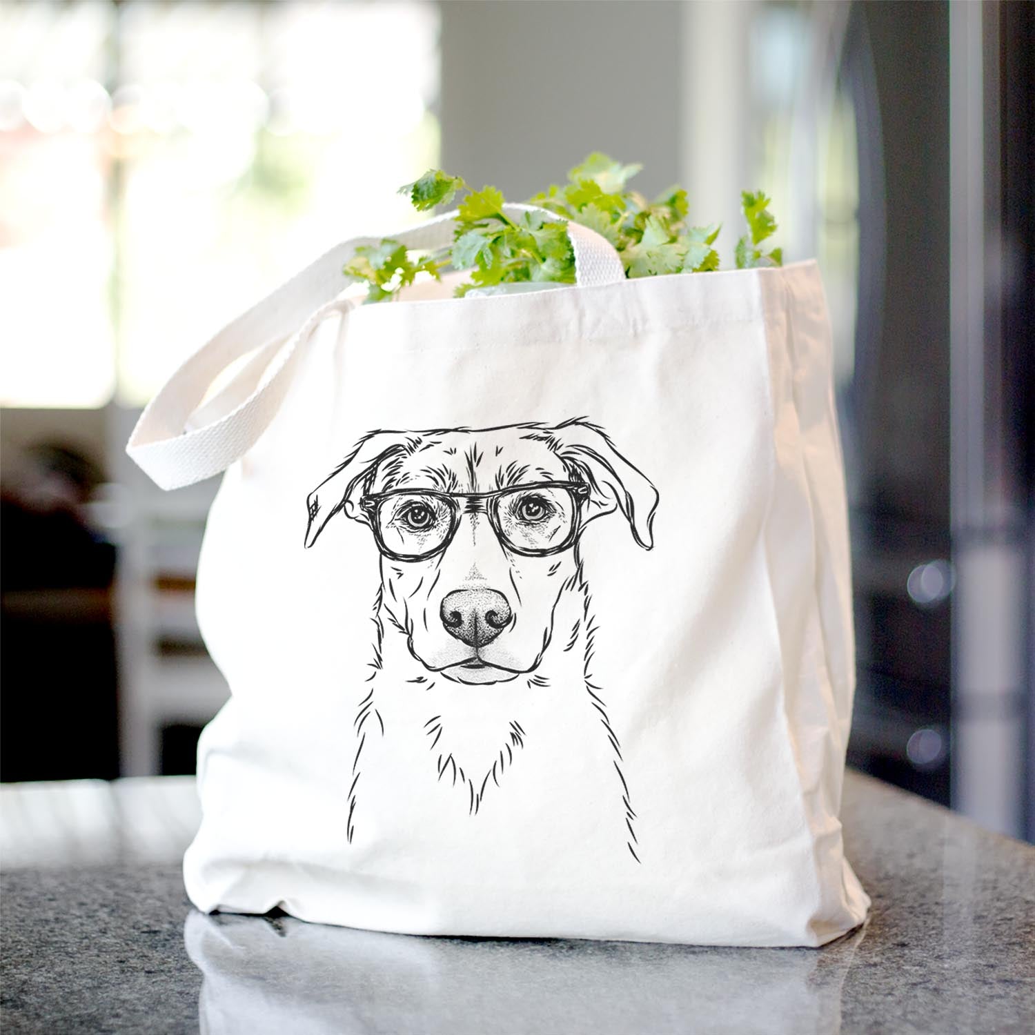 Peanut the Lab Mix - Tote Bag