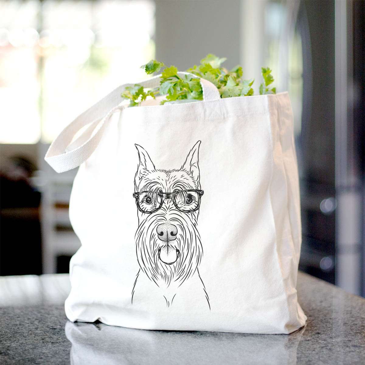 Samuel the Standard Schnauzer - Tote Bag