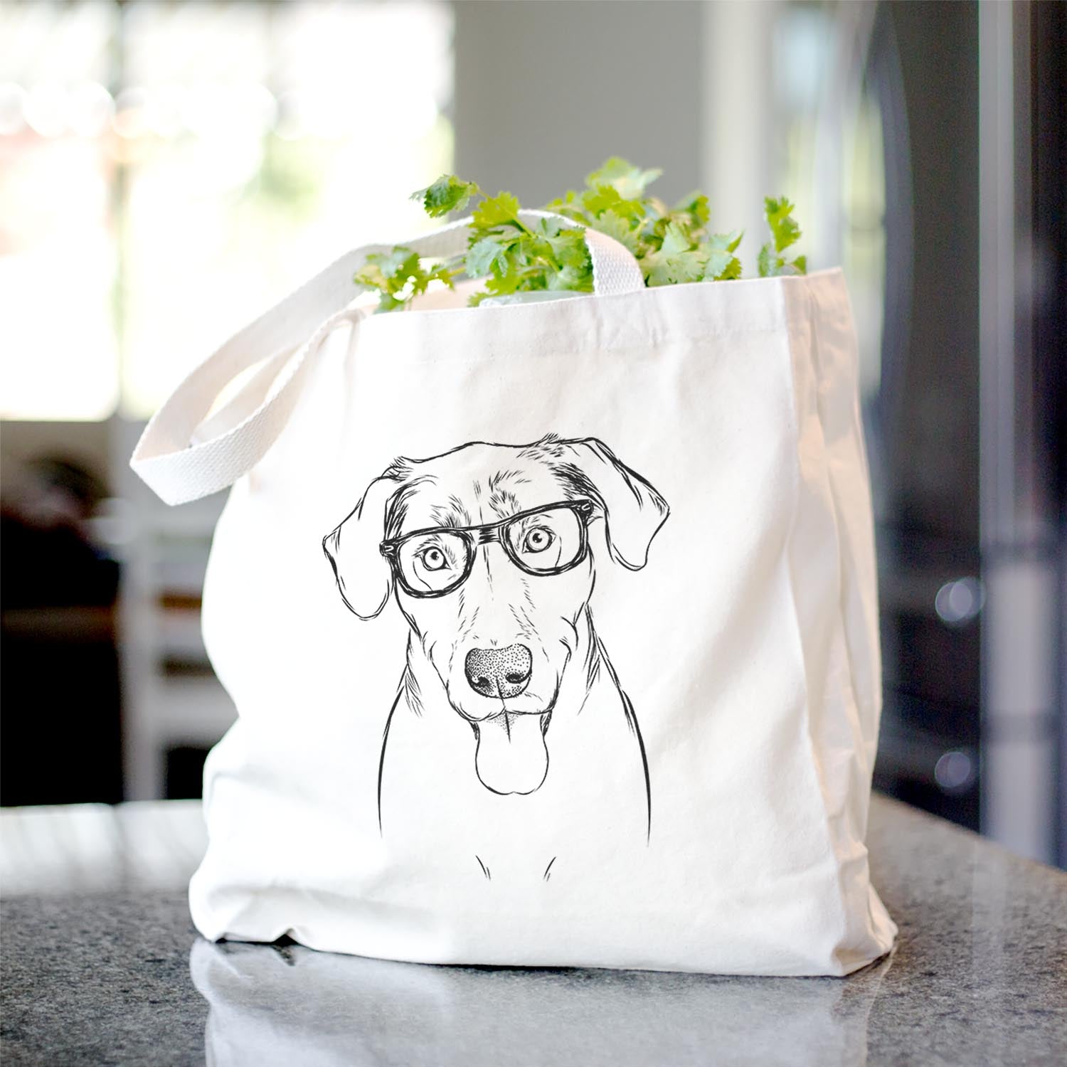 Scout Marie the Chocolate Lab - Tote Bag