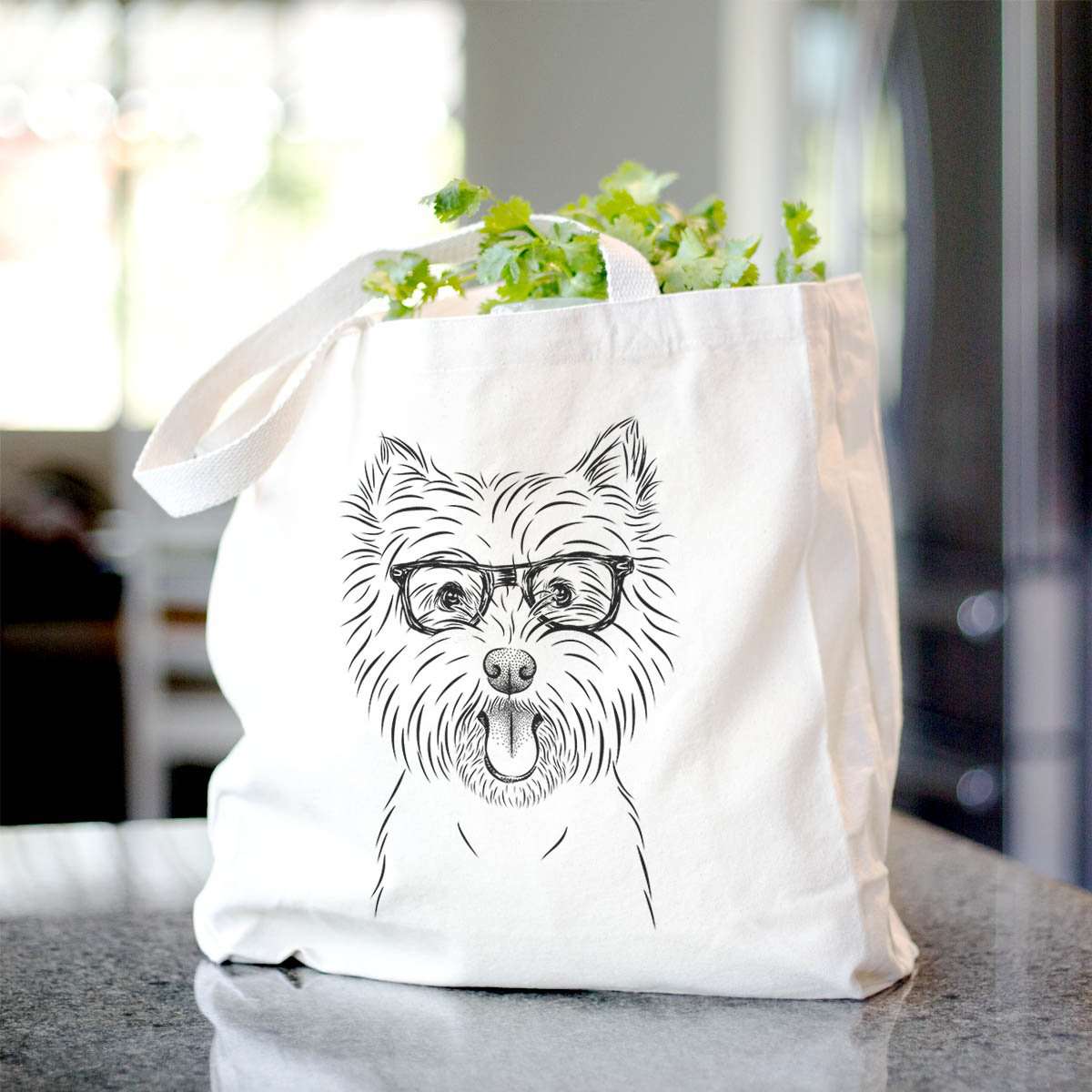 Welma the West Highland Terrier - Tote Bag