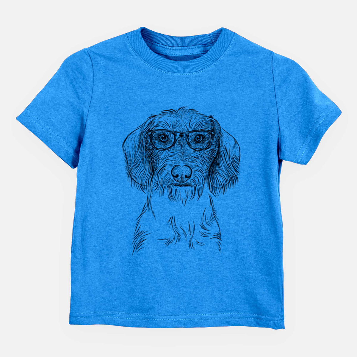 Chic Almond the Wirehaired Dachshund - Kids/Youth/Toddler Shirt