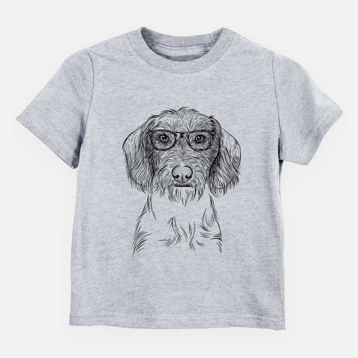 Chic Almond the Wirehaired Dachshund - Kids/Youth/Toddler Shirt
