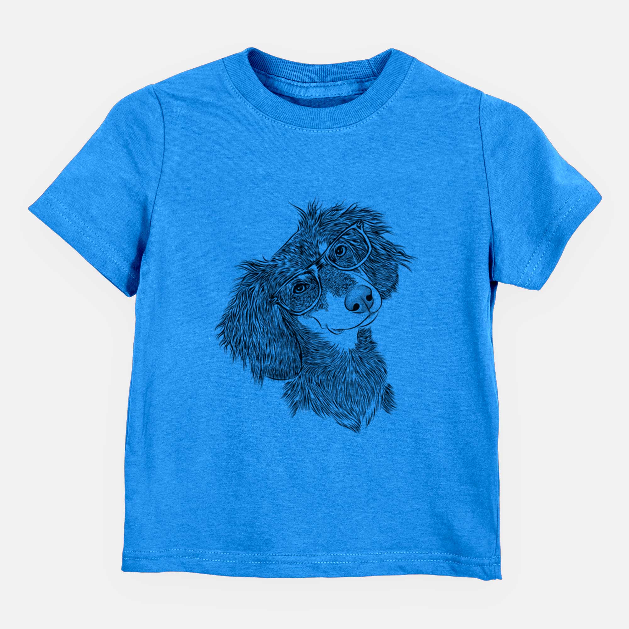 Chic Bailey the Long Haired Dachshund - Kids/Youth/Toddler Shirt