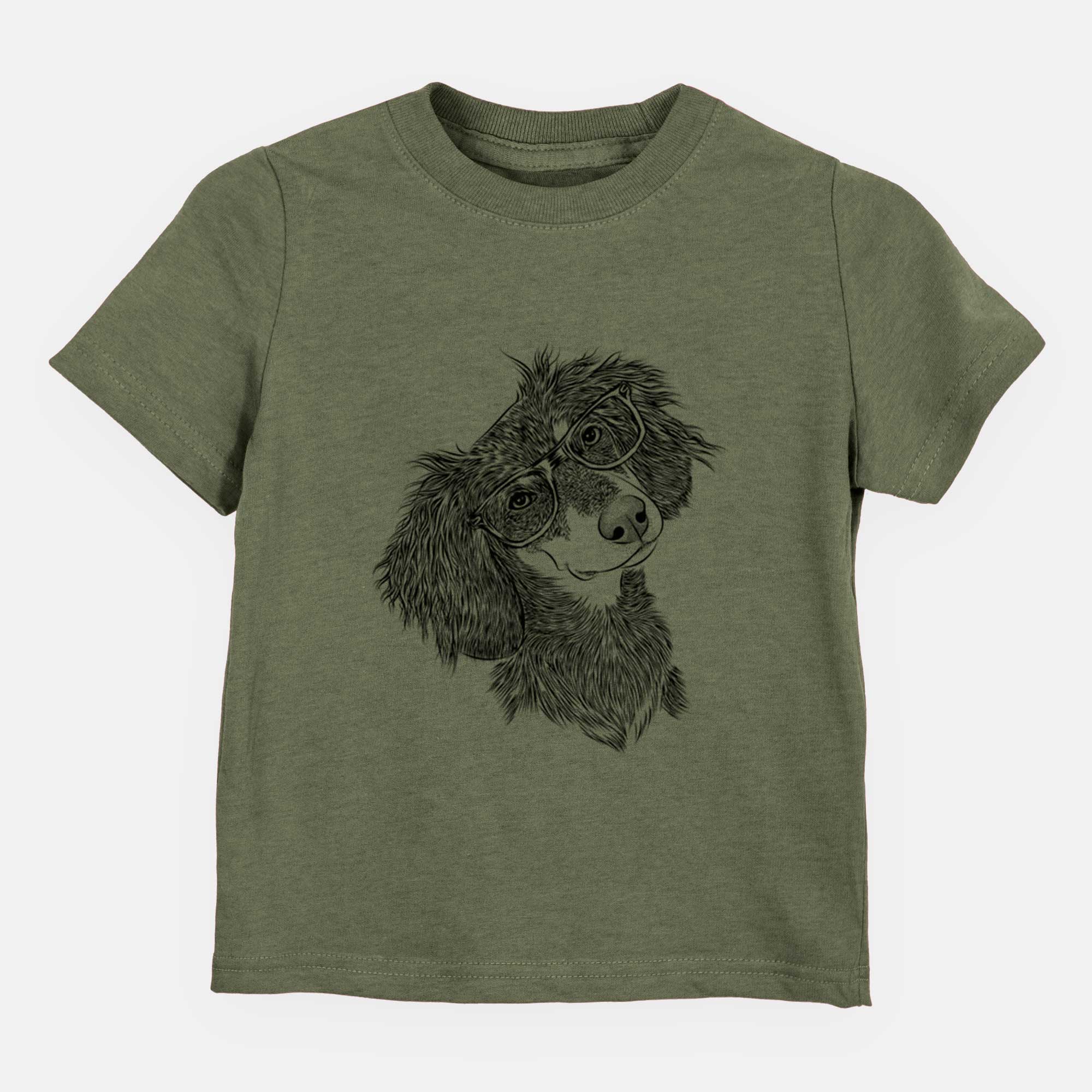 Chic Bailey the Long Haired Dachshund - Kids/Youth/Toddler Shirt