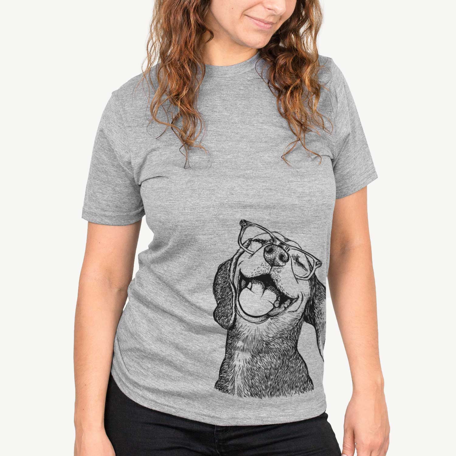 Belle the Hound Mix - Unisex Crewneck