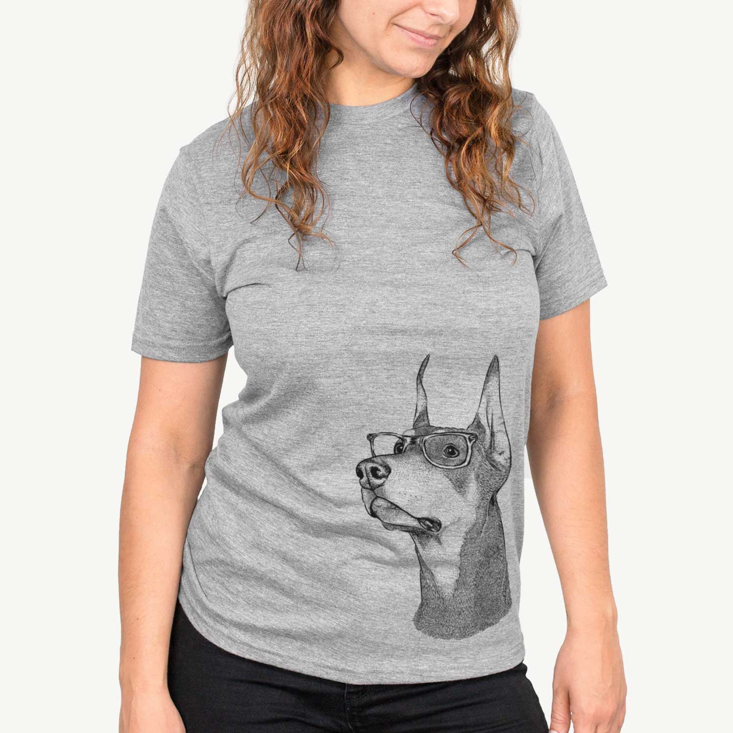 Cenza the Doberman Pinscher - Unisex Crewneck