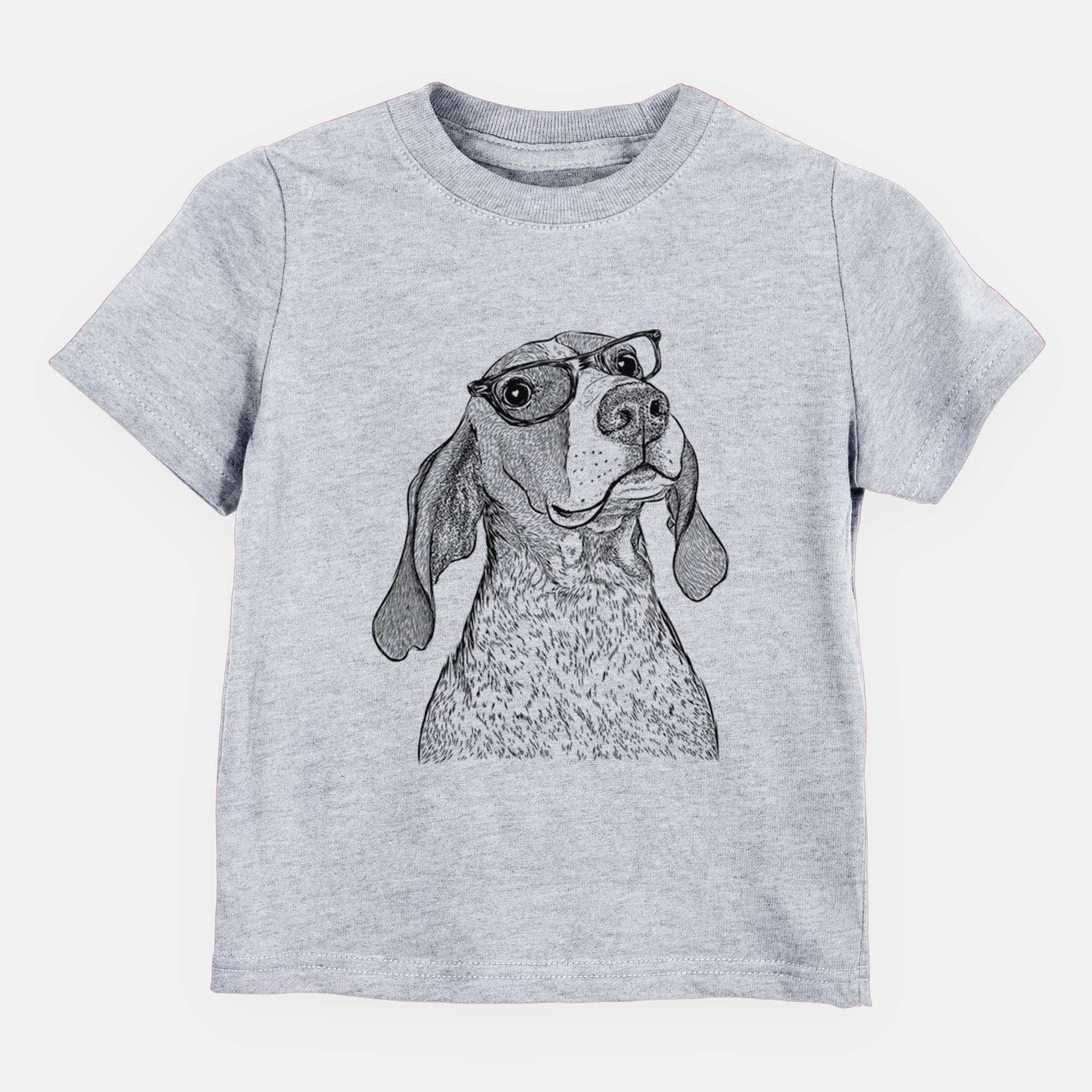 Chic Chester the Red Tick Coonhound - Kids/Youth/Toddler Shirt