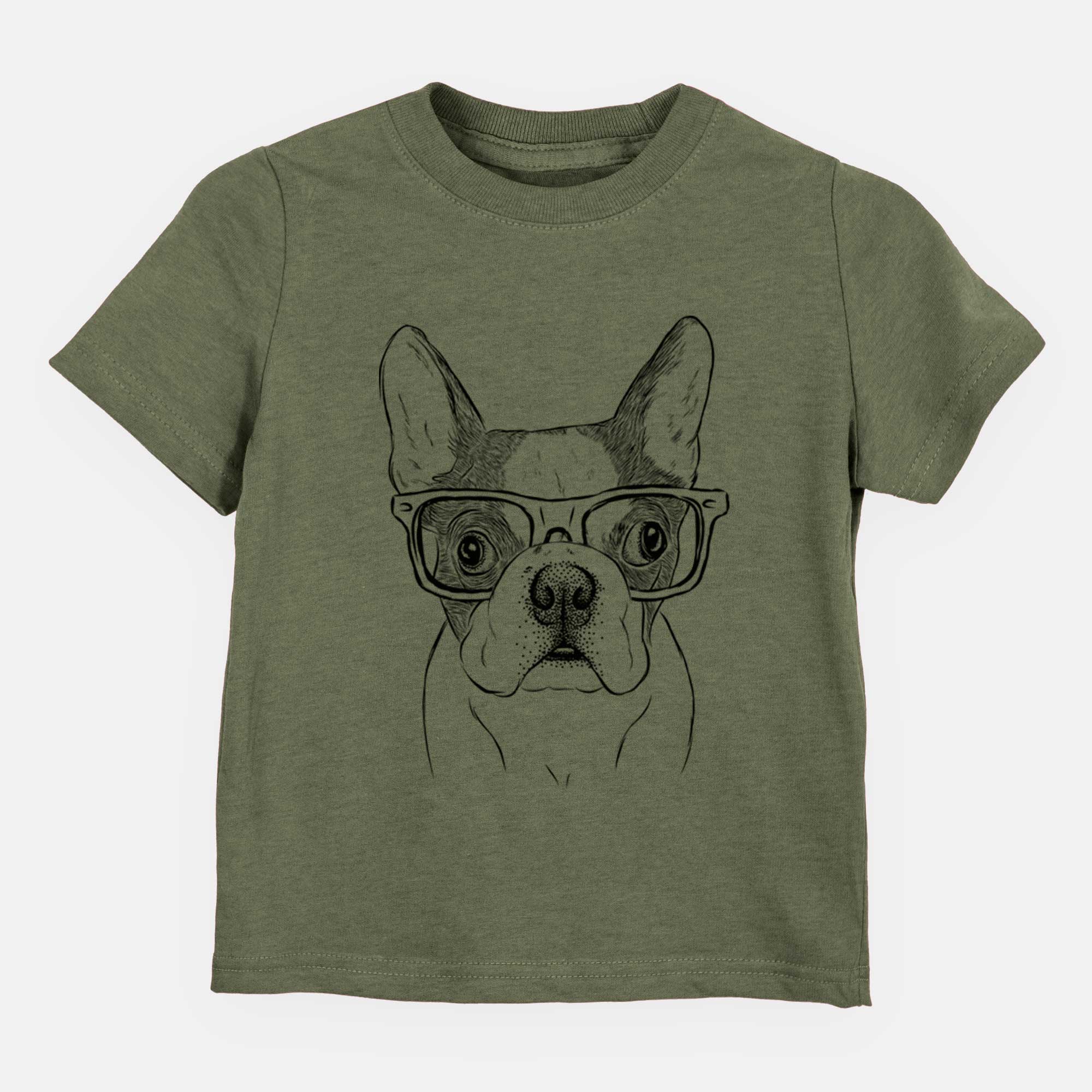 Chic Chocolate Chip the Boston Terrier - Kids/Youth/Toddler Shirt