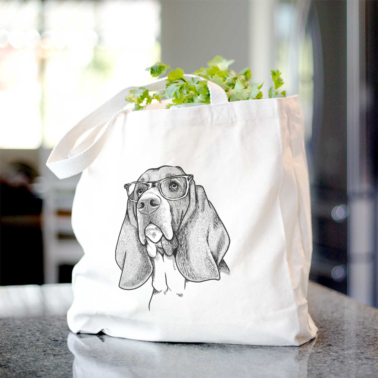 Cooper the Basset Hound - Tote Bag