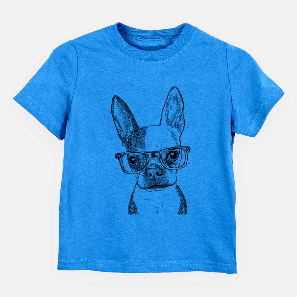 Chic Daisy the Boston Terrier - Kids/Youth/Toddler Shirt