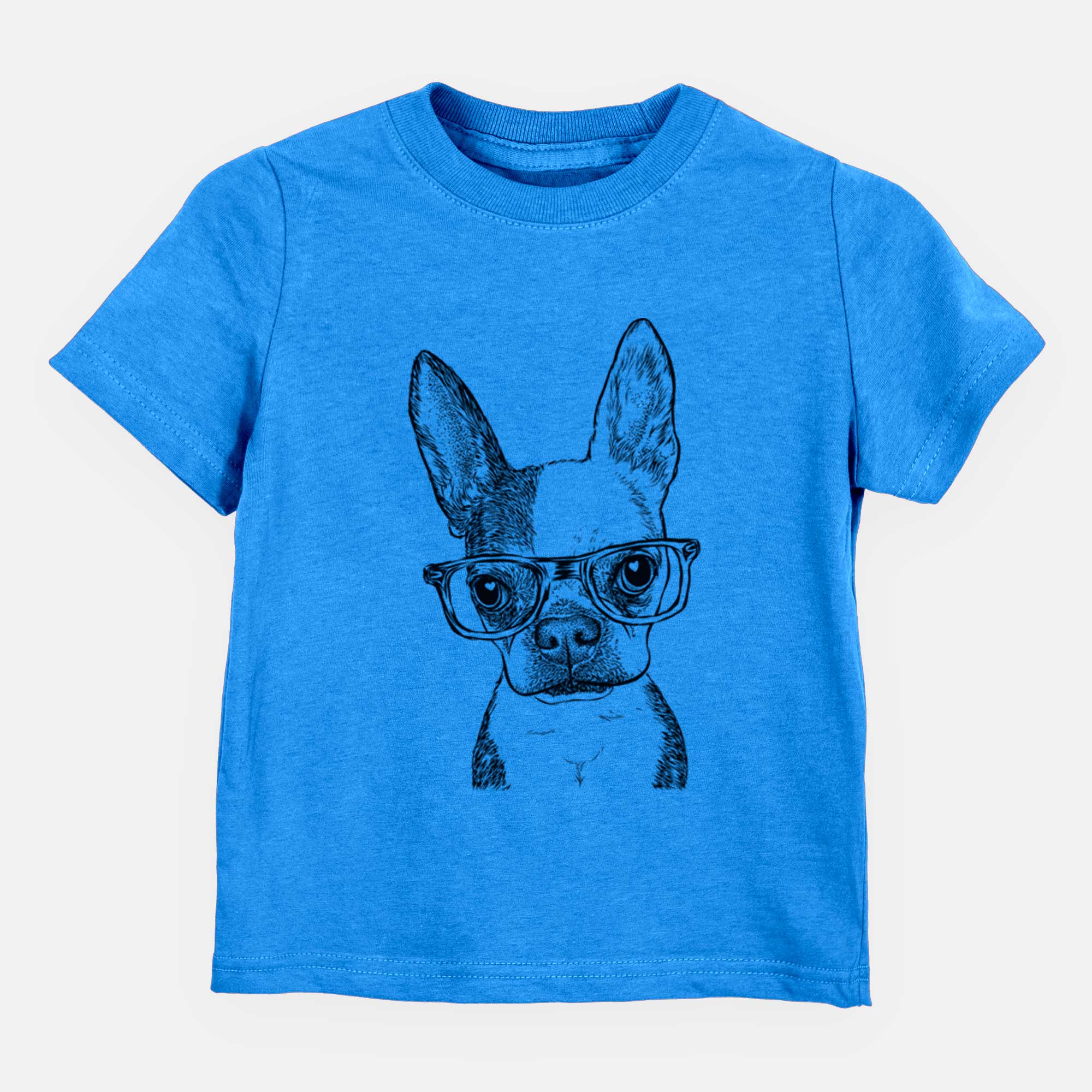 Chic Daisy the Boston Terrier - Kids/Youth/Toddler Shirt