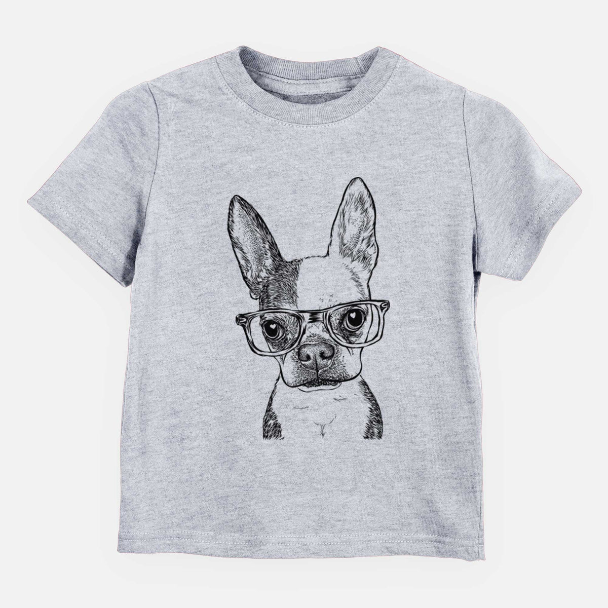 Chic Daisy the Boston Terrier - Kids/Youth/Toddler Shirt