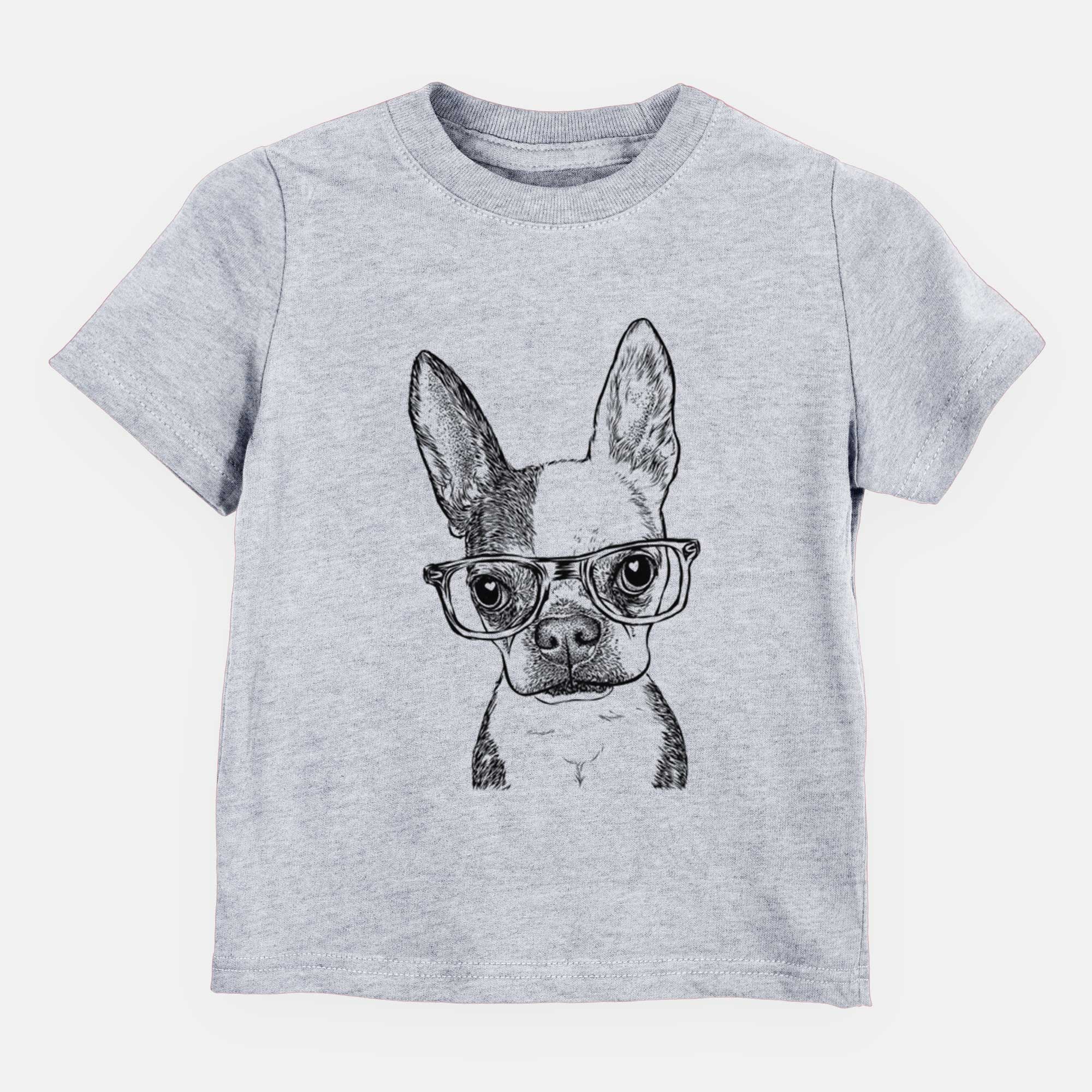 Chic Daisy the Boston Terrier - Kids/Youth/Toddler Shirt