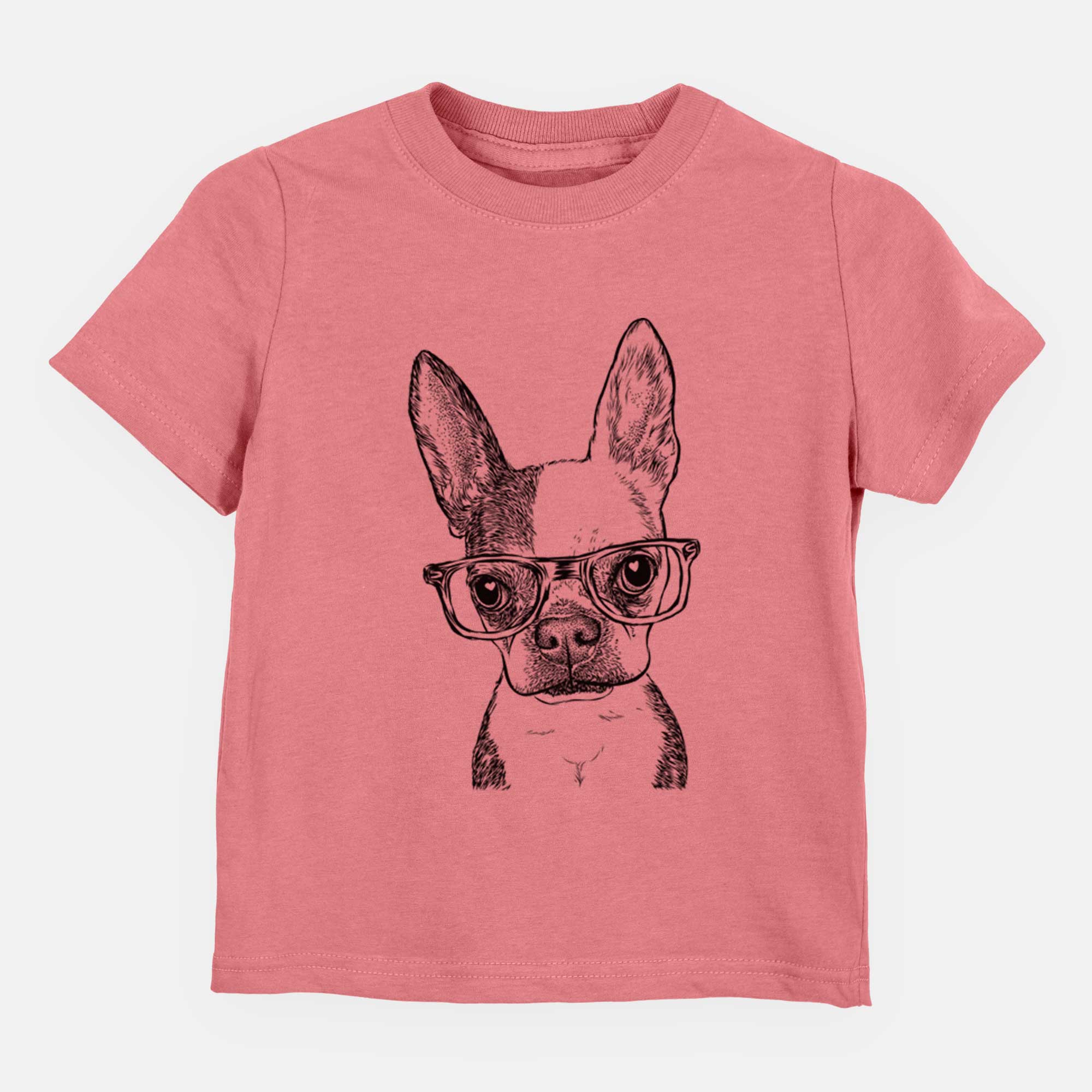 Chic Daisy the Boston Terrier - Kids/Youth/Toddler Shirt