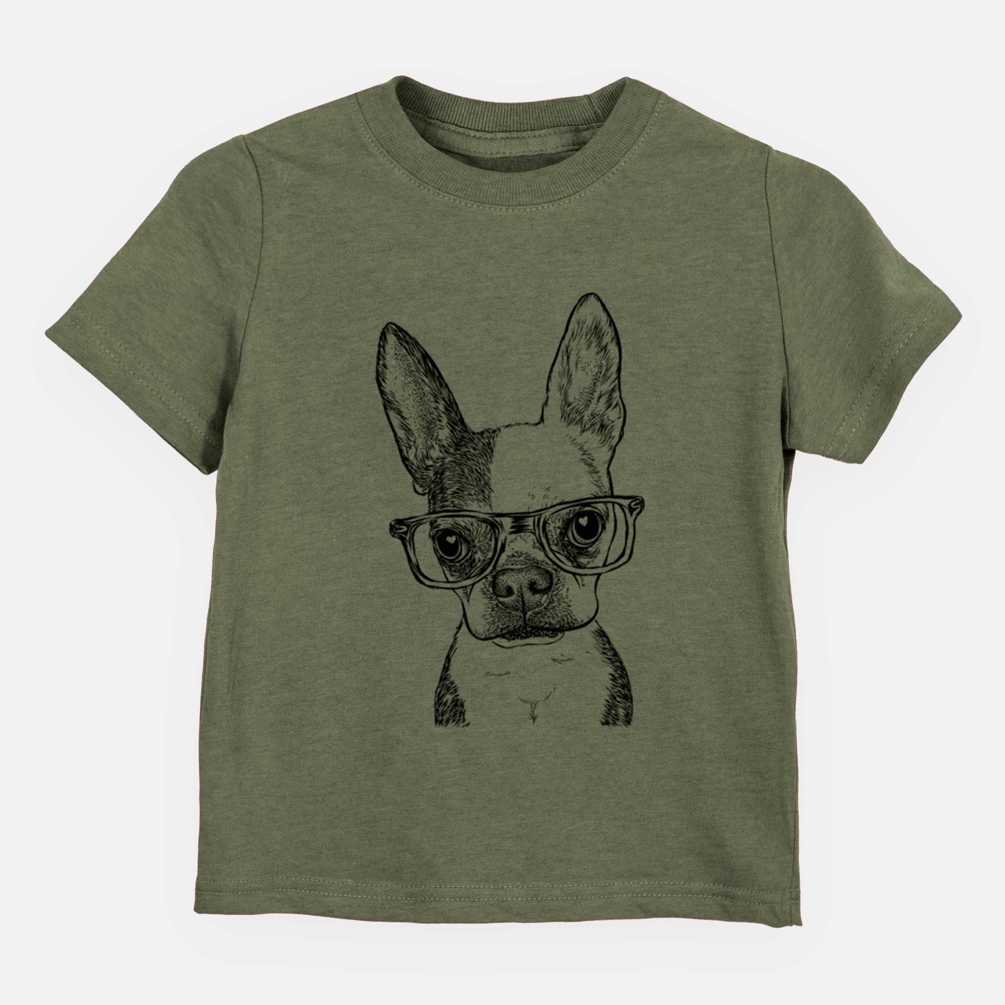 Chic Daisy the Boston Terrier - Kids/Youth/Toddler Shirt