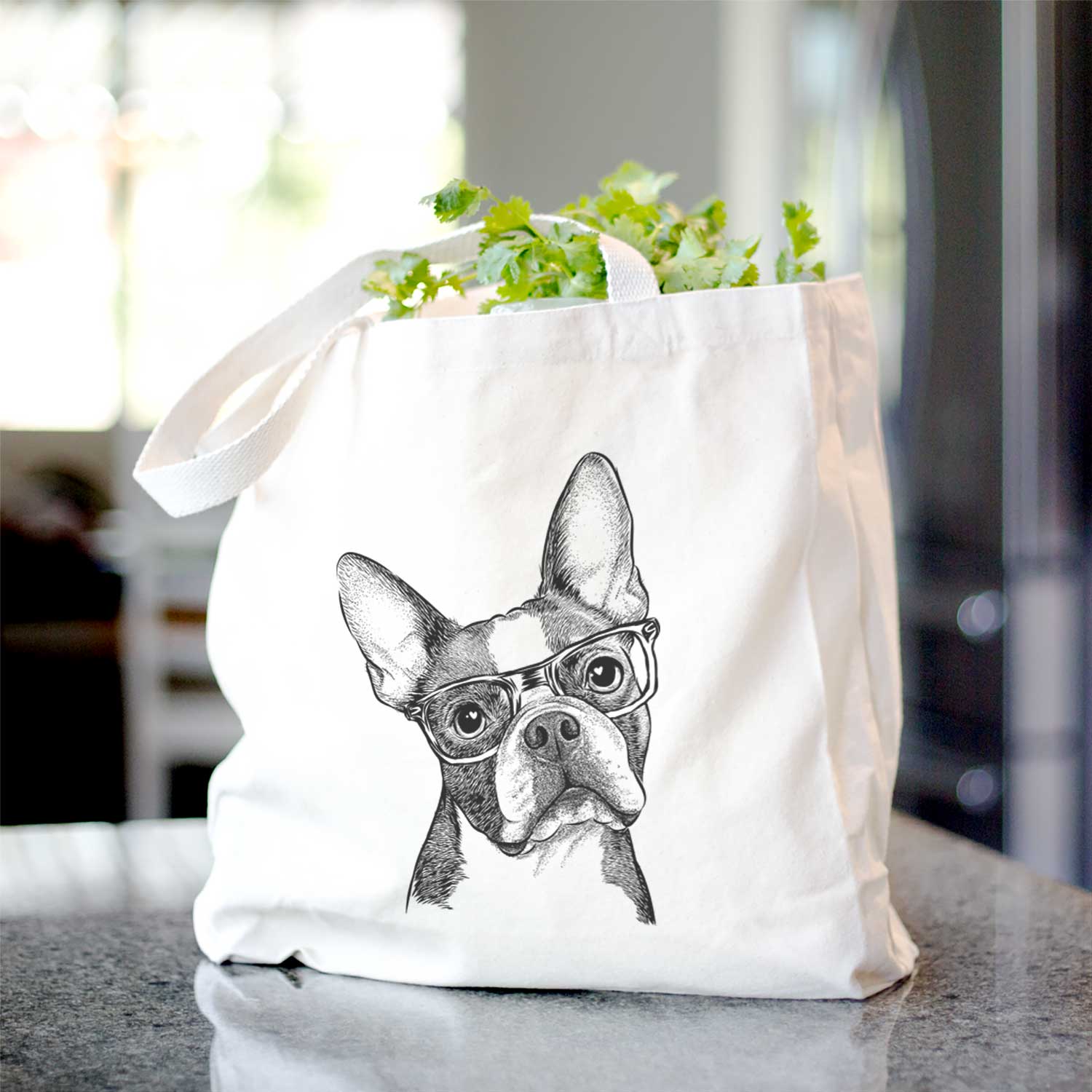 Dee Dee the Boston Terrier - Tote Bag