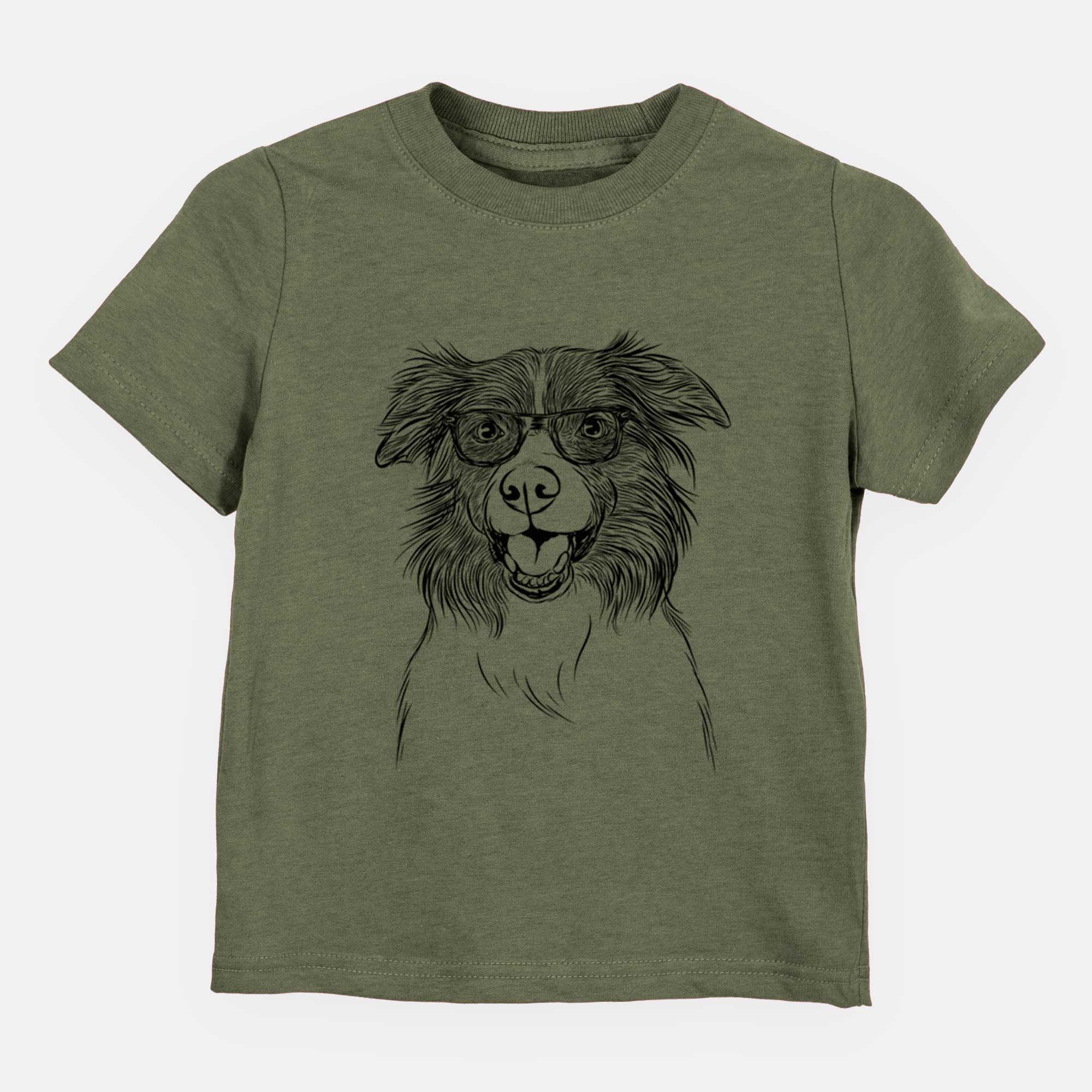 Chic Dizzy the Border Collie - Kids/Youth/Toddler Shirt