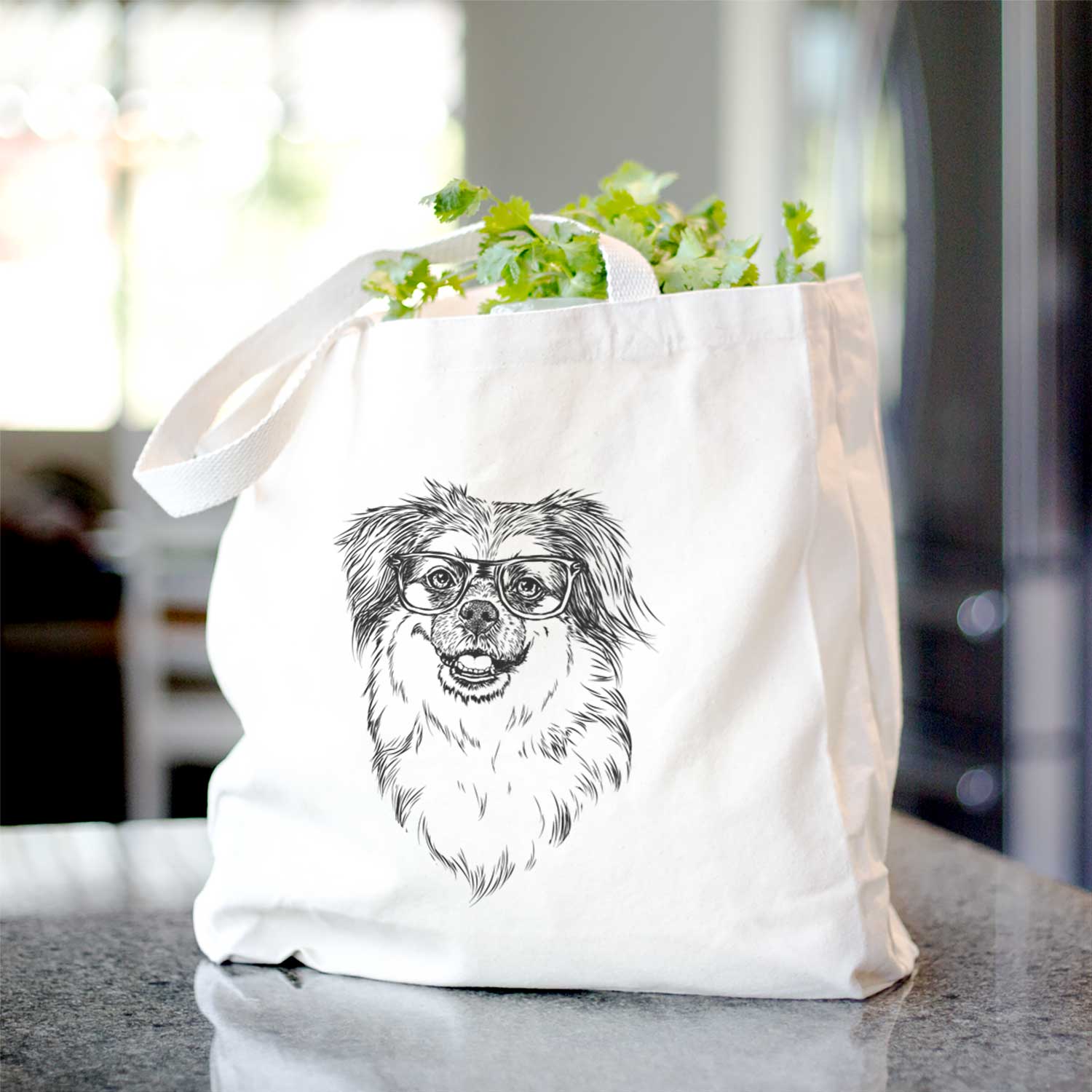 Ed the Tibetan Spaniel - Tote Bag