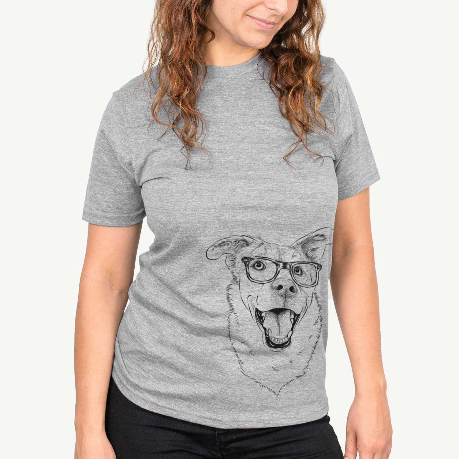 Fira the Saint Bernard Husky Mix - Unisex Crewneck