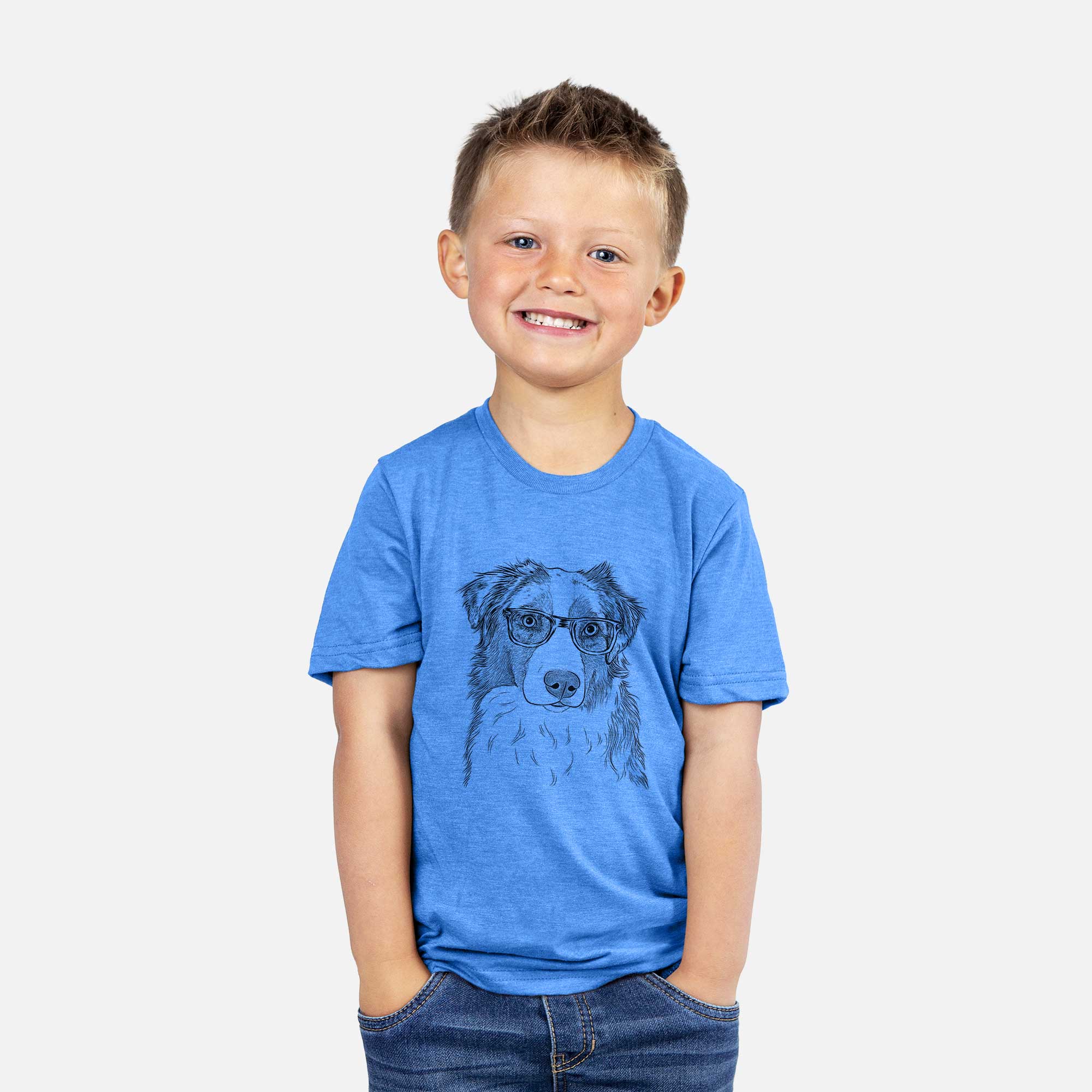 Chic Ginger the Australian Shepherd - Kids/Youth/Toddler Shirt