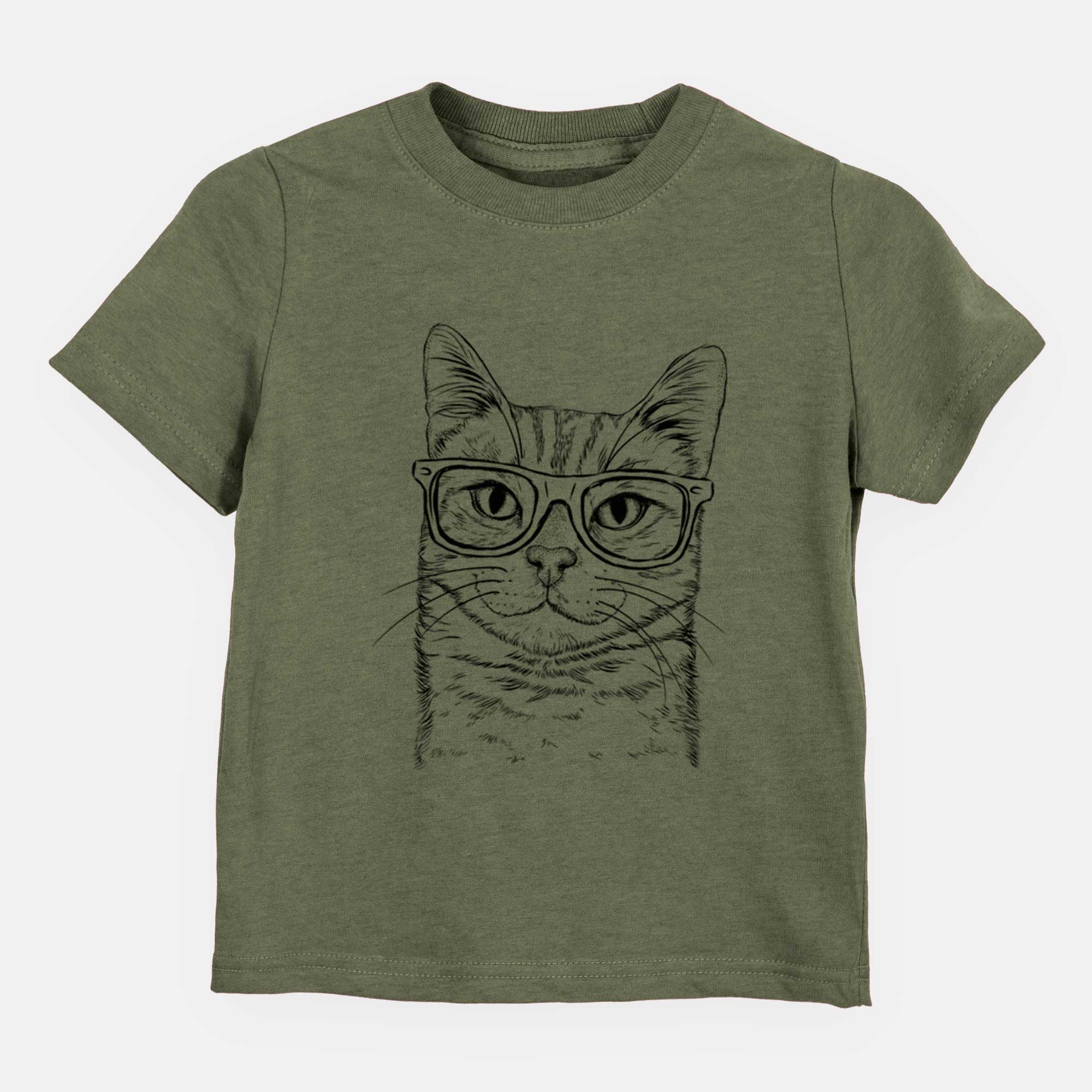 Chic Ginger Tom the Tabby Cat - Kids/Youth/Toddler Shirt