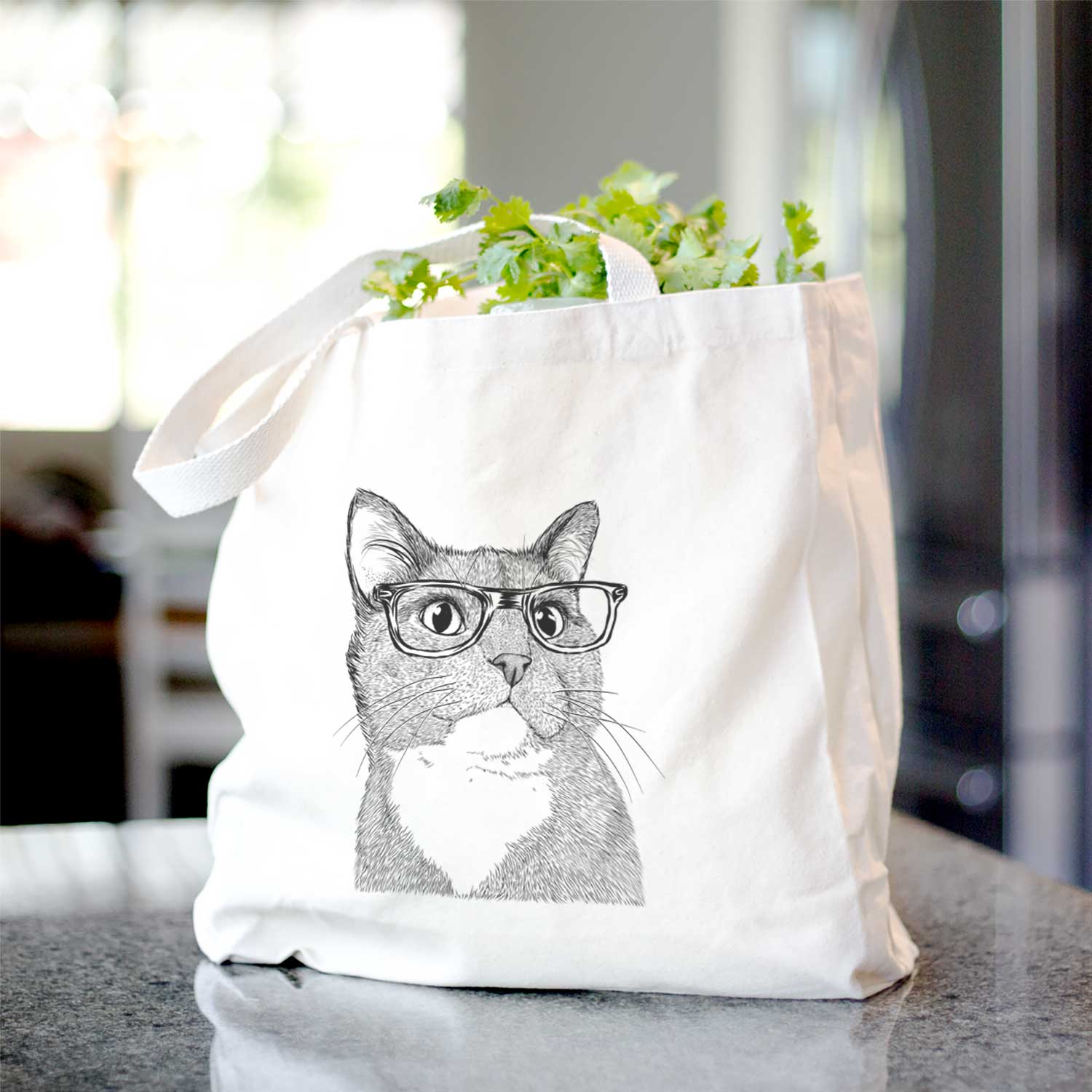 Gizmo the Grey Cat - Tote Bag