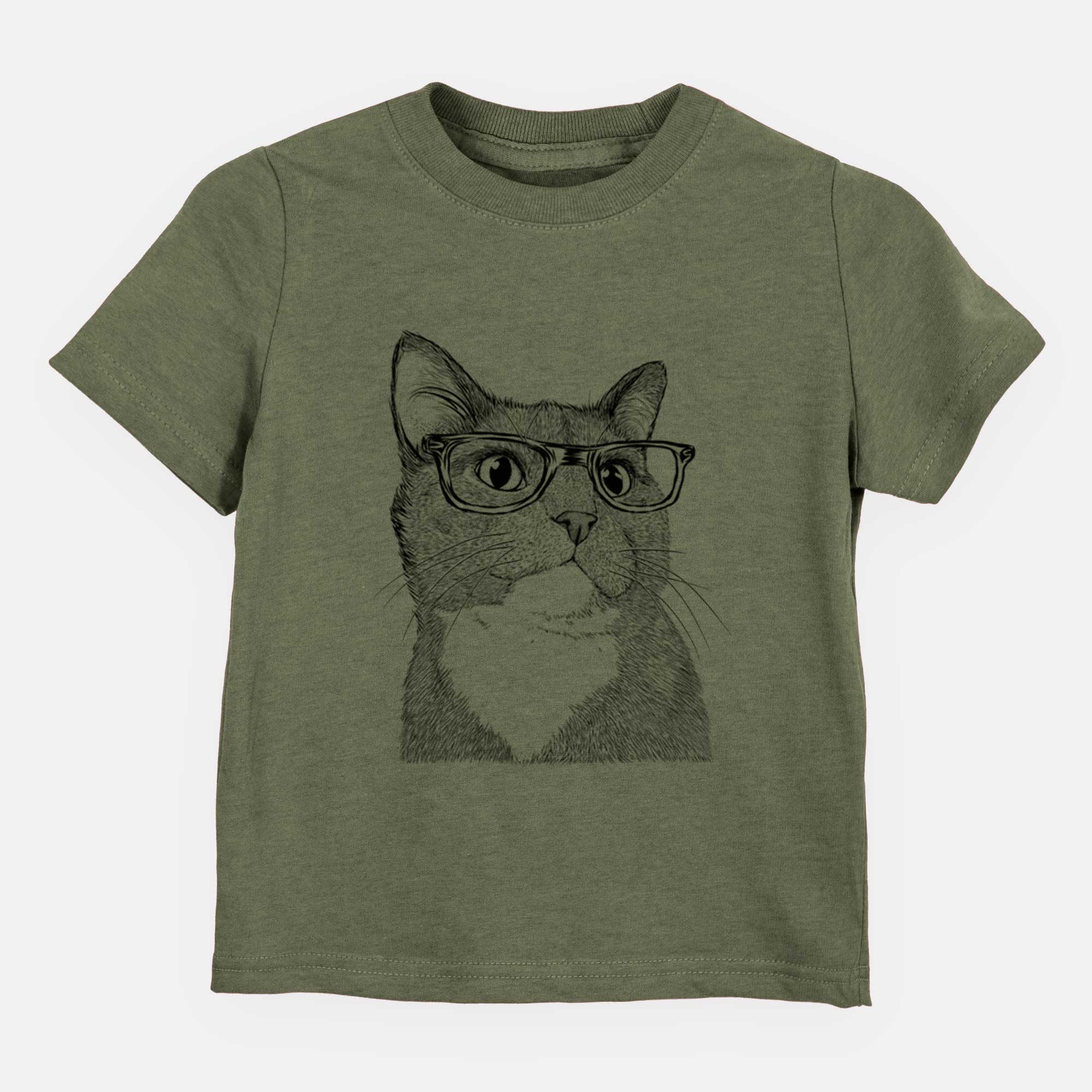 Chic Gizmo the Grey Cat - Kids/Youth/Toddler Shirt