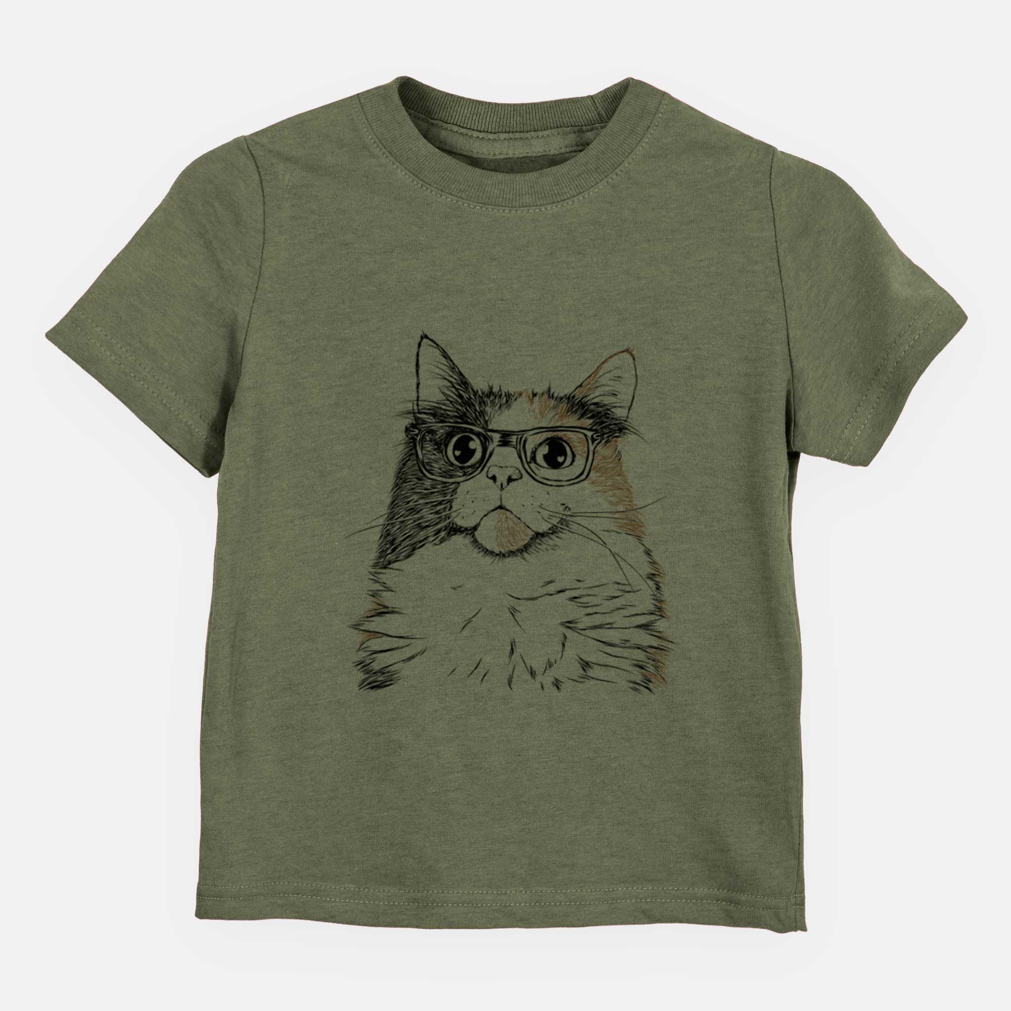 Chic Greta the Calico Cat - Kids/Youth/Toddler Shirt