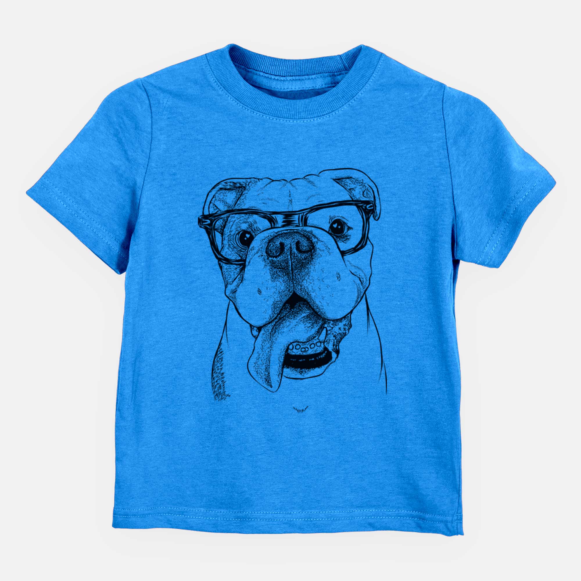 Chic Hank the English Bulldog - Kids/Youth/Toddler Shirt