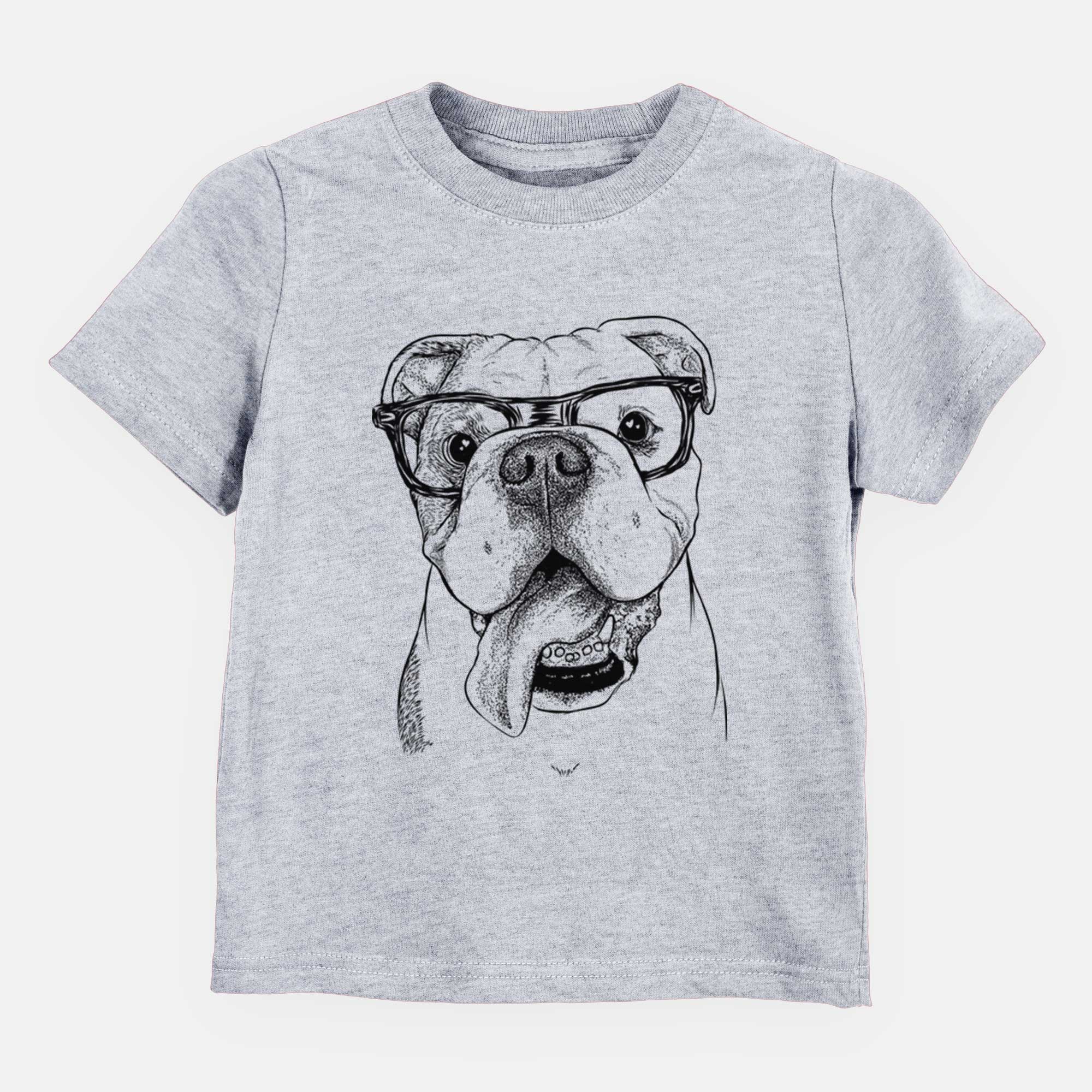 Chic Hank the English Bulldog - Kids/Youth/Toddler Shirt