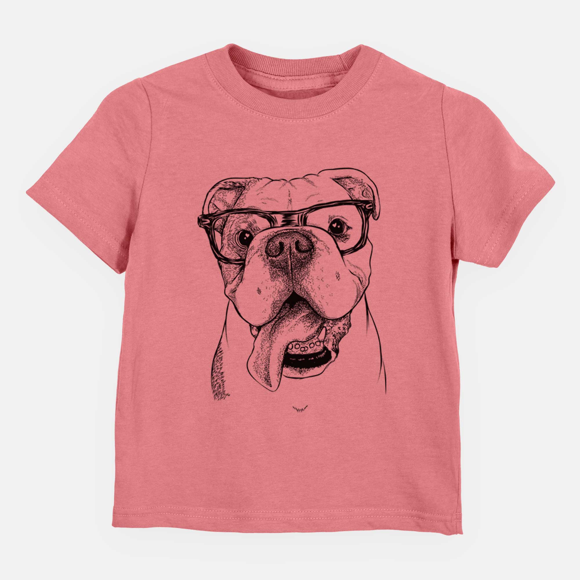 Chic Hank the English Bulldog - Kids/Youth/Toddler Shirt